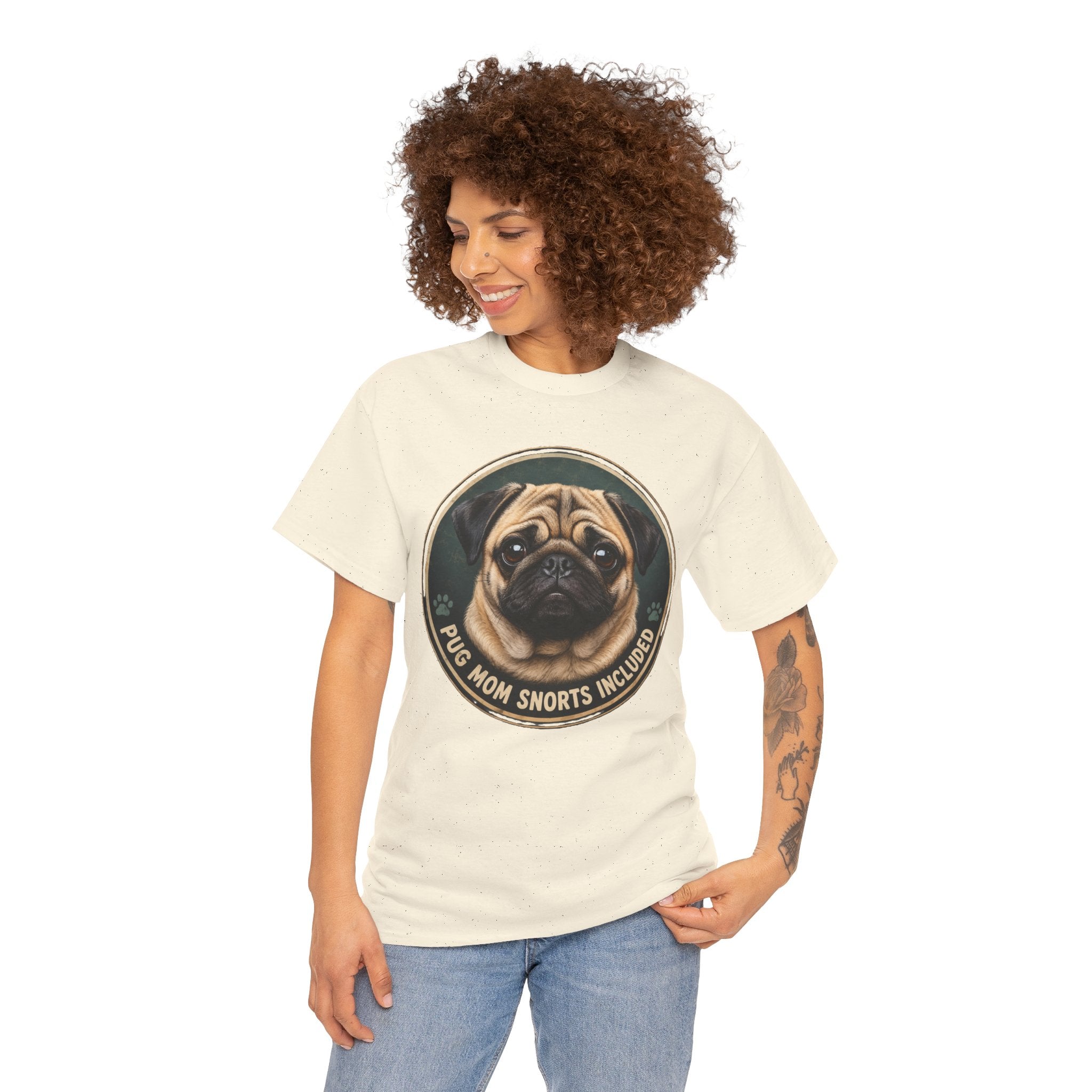 Pug Mom Snorts Included T-Shirt | Pug Owner Tee