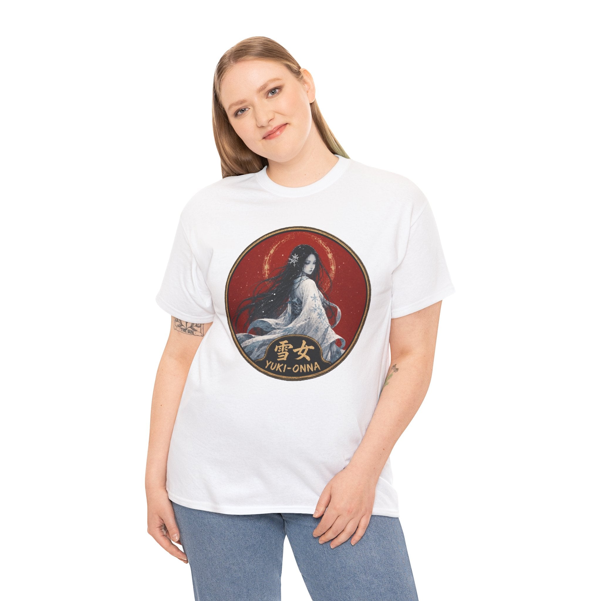 Yuki-Onna Snow Woman T-Shirt | Japanese Yōkai Folklore Tee