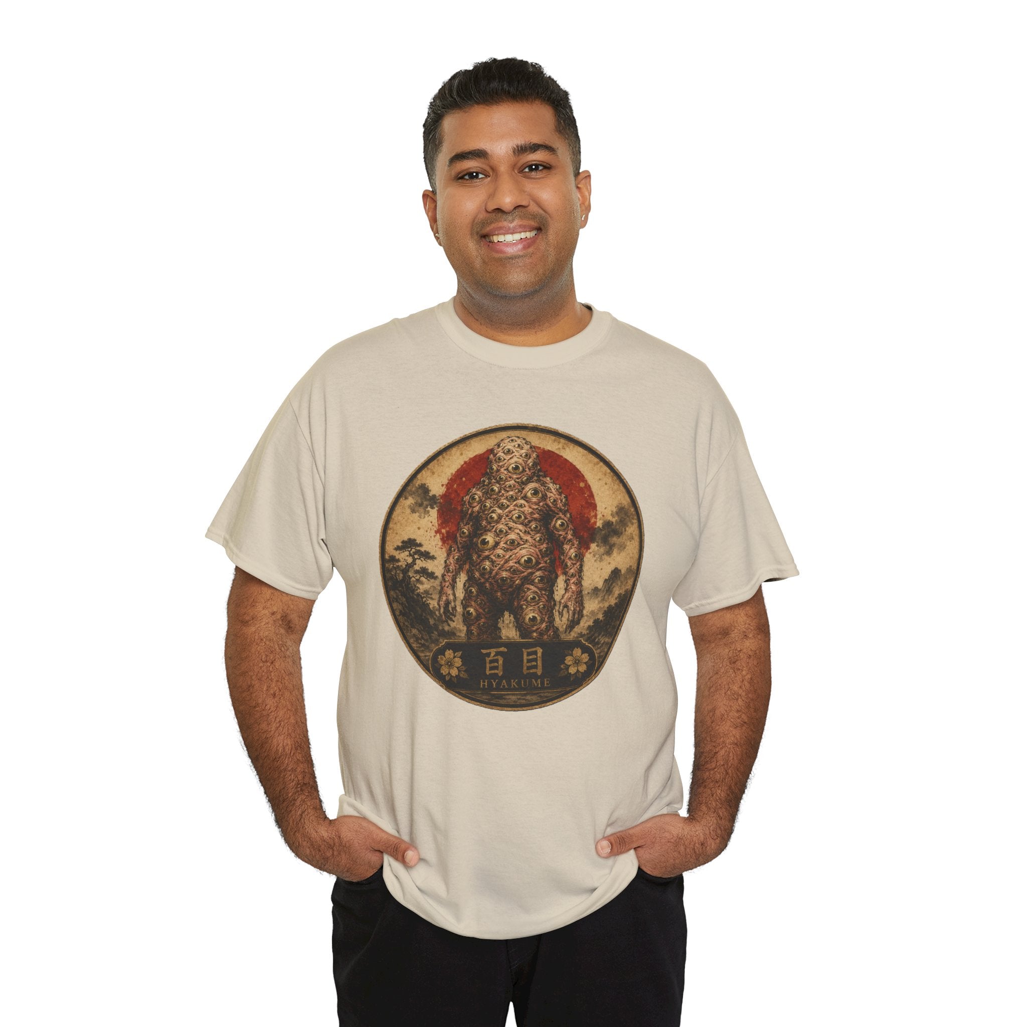 Hyakume Hundred-Eyed Yōkai T-Shirt | Japanese Folklore Tee