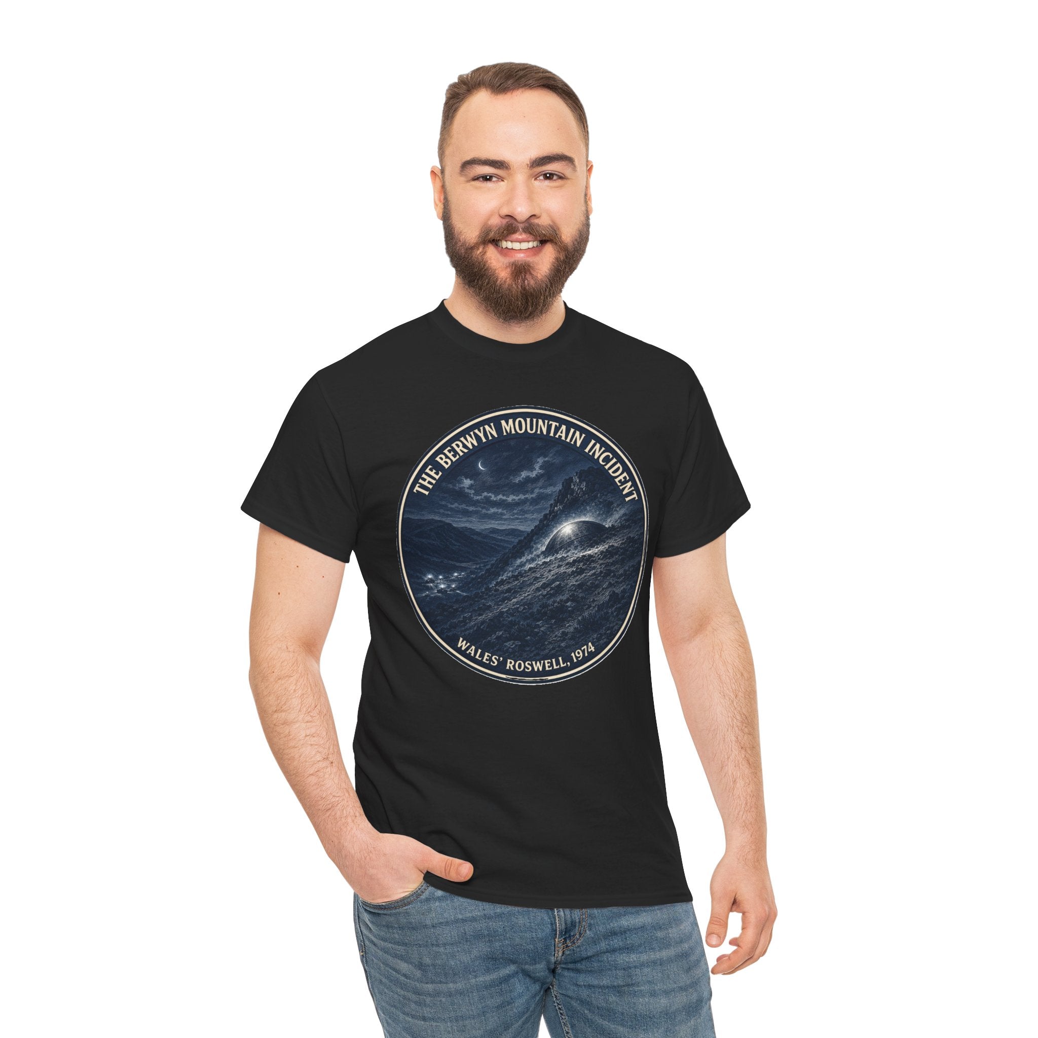 The Berwyn Mountain Incident T-Shirt | Wales' Roswell 1974 Tee