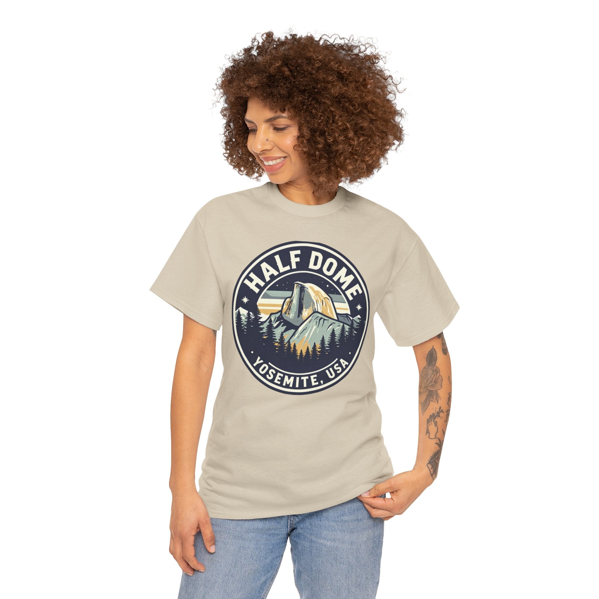 Half Dome Yosemite T-Shirt — Vintage National Park Tee