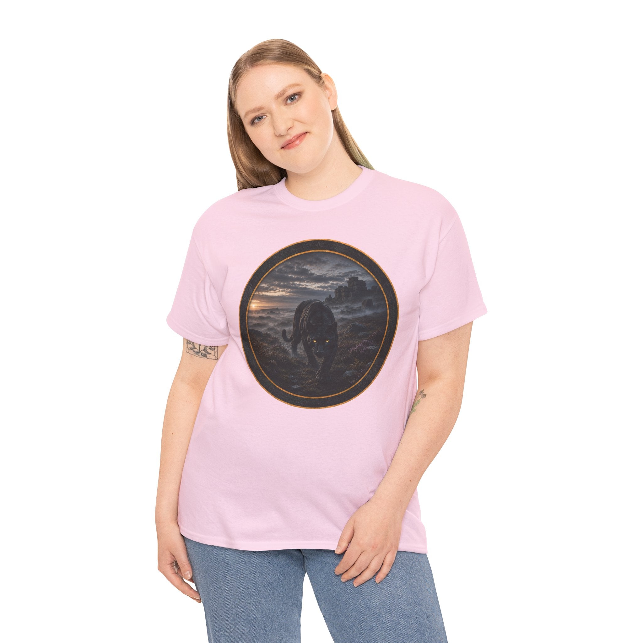 The Beast of Bodmin Moor T‑Shirt — Dark Night - Still out there Graphic Tee