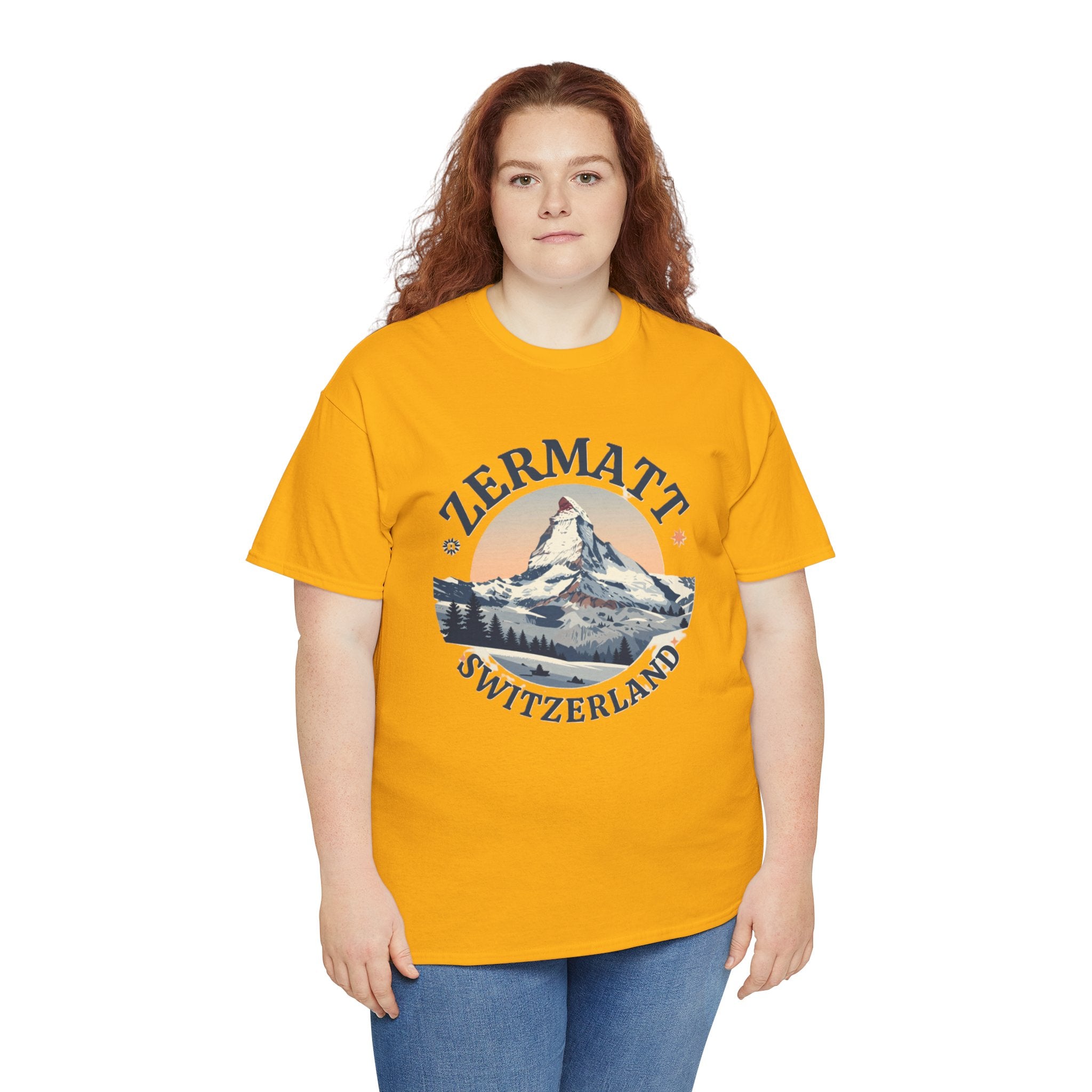 Zermatt Switzerland Mountain Graphic Tee