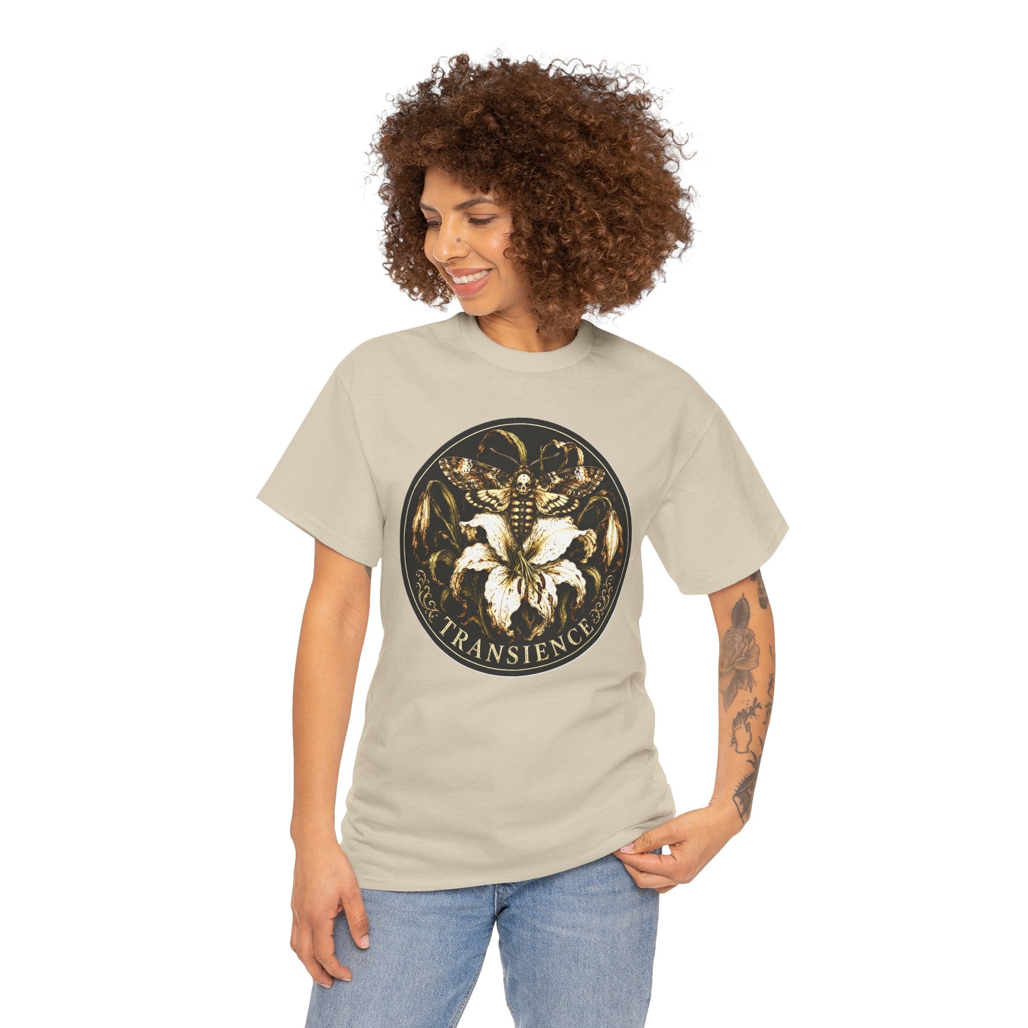 Transience T-Shirt | Death's-Head Moth Gothic Tee