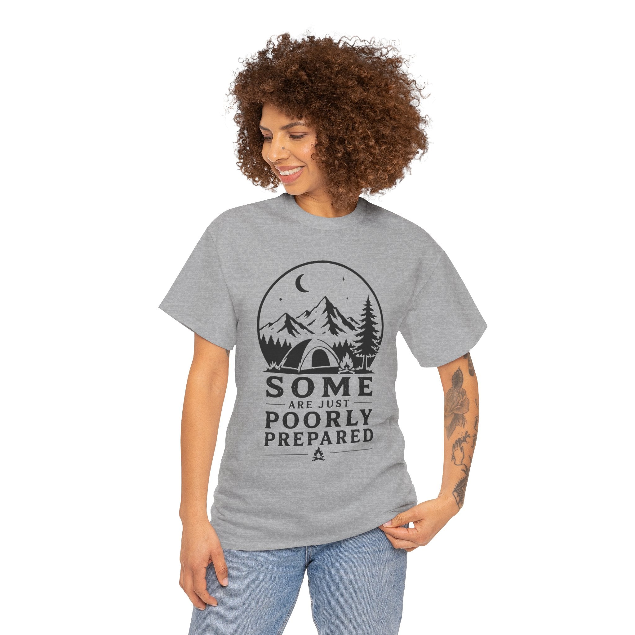 Not All Who Wander Are Lost Some Are Just Poorly Prepared – Funny Hiking Graphic T-Shirt