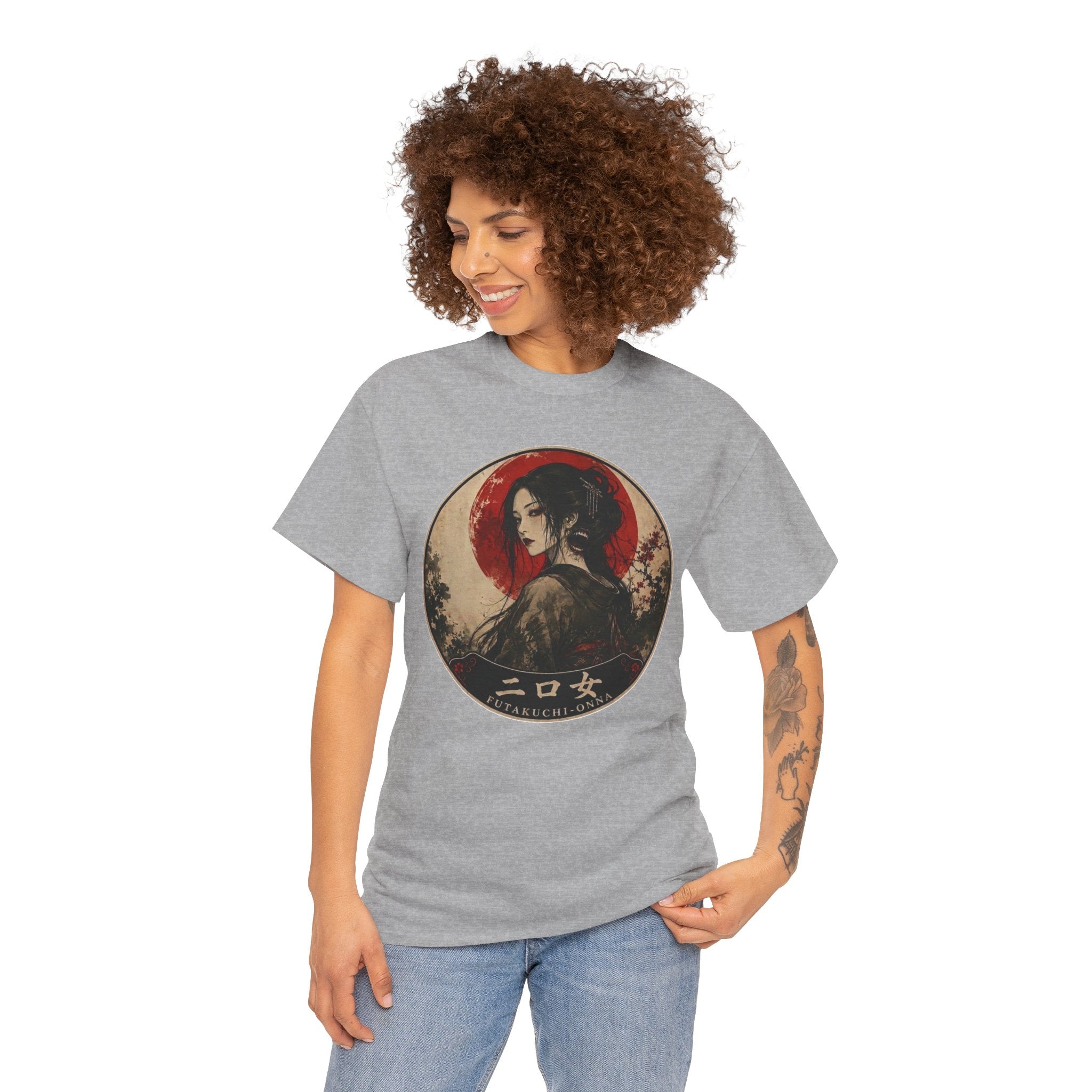 Futakuchi-Onna Two-Mouthed Woman T-Shirt | Japanese Yōkai Tee