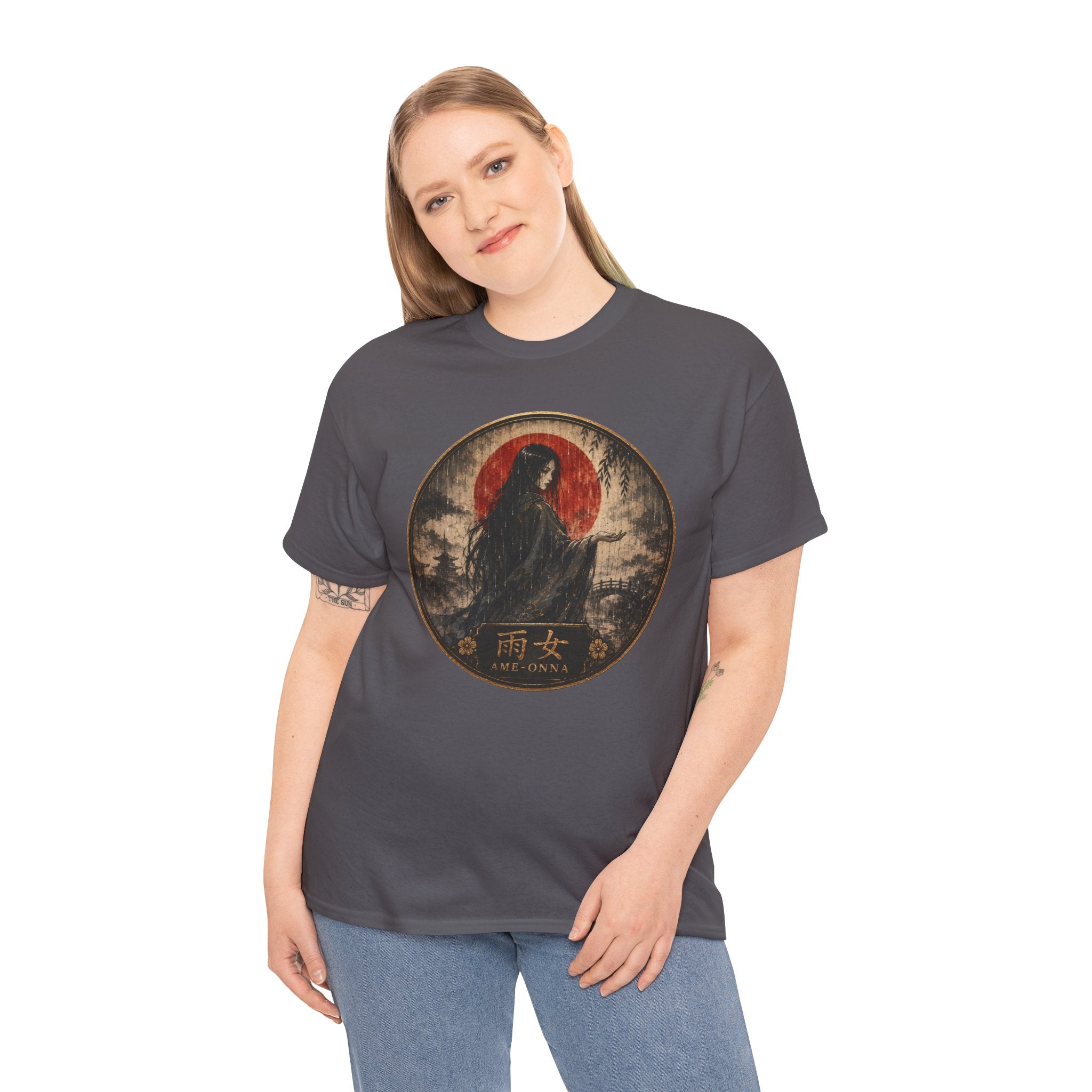 Ame-Onna Rain Woman T-Shirt | Japanese Yōkai Folklore Tee