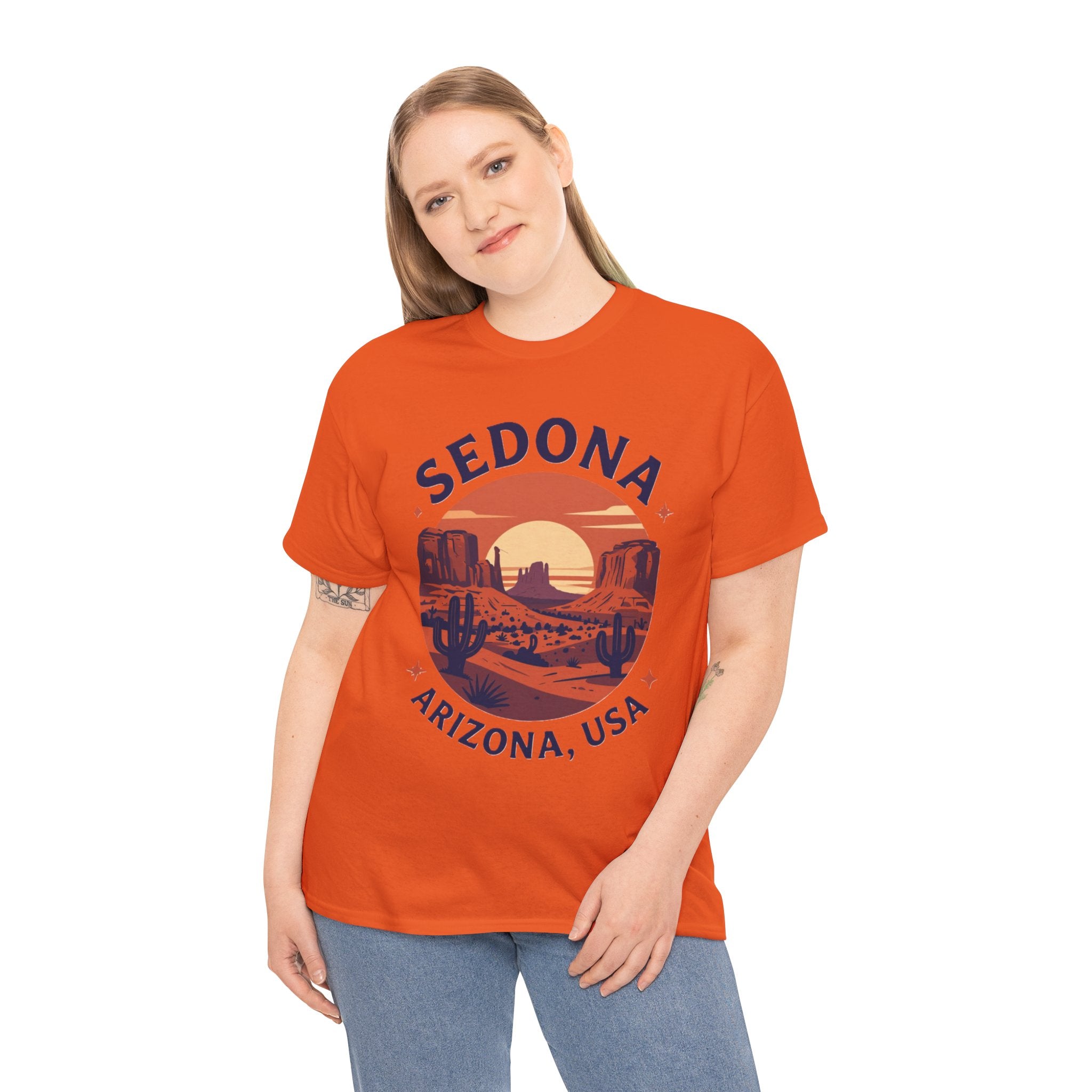 Sedona Arizona Sunset T-Shirt — Desert Landscape Tee