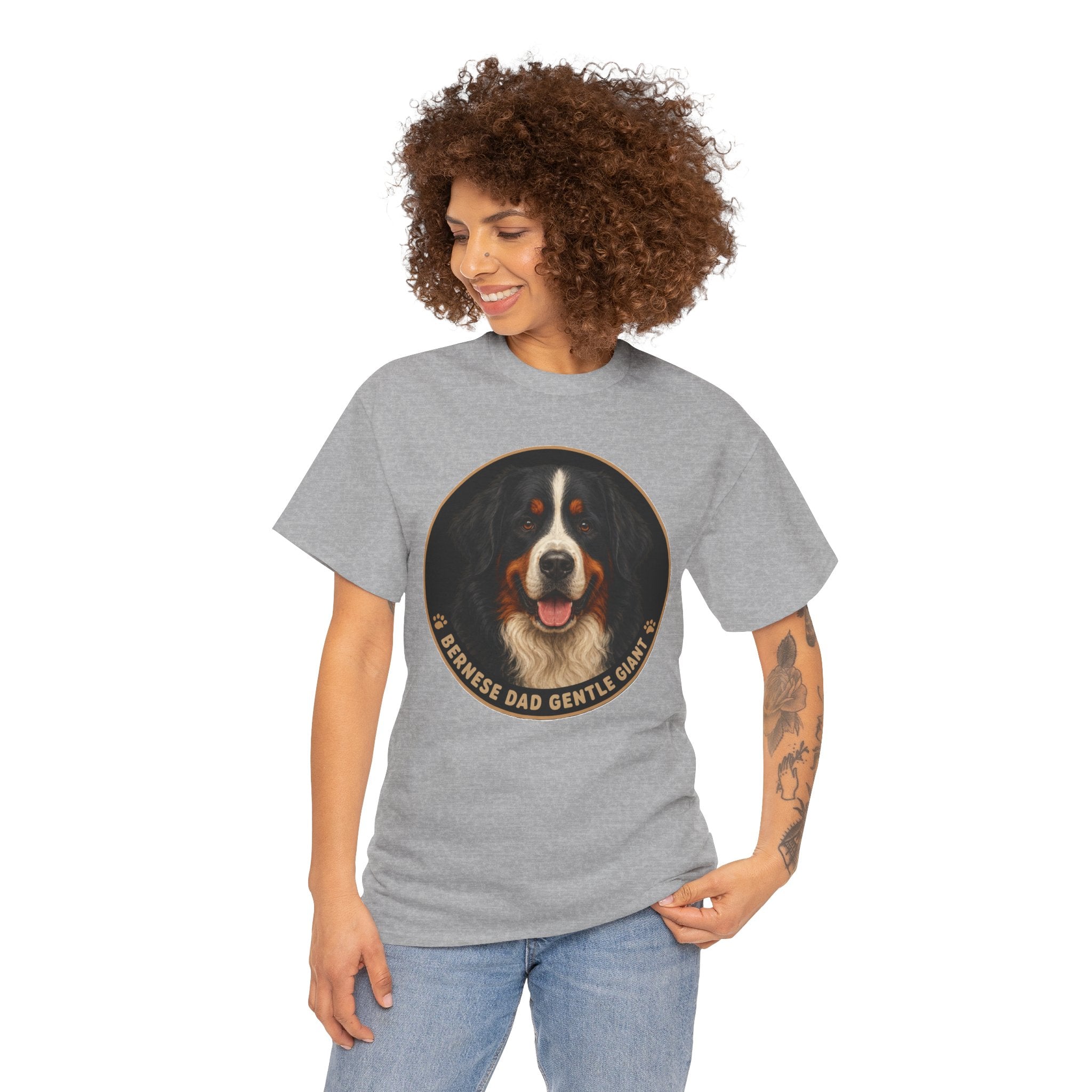 Bernese Dad Gentle Giant T-Shirt | Bernese Mountain Dog Owner Tee