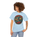 Captain Virex Retro Space Hero T-Shirt | Vintage Sci-Fi Robot Battle Graphic Tee | Classic 1950s Space Age Design