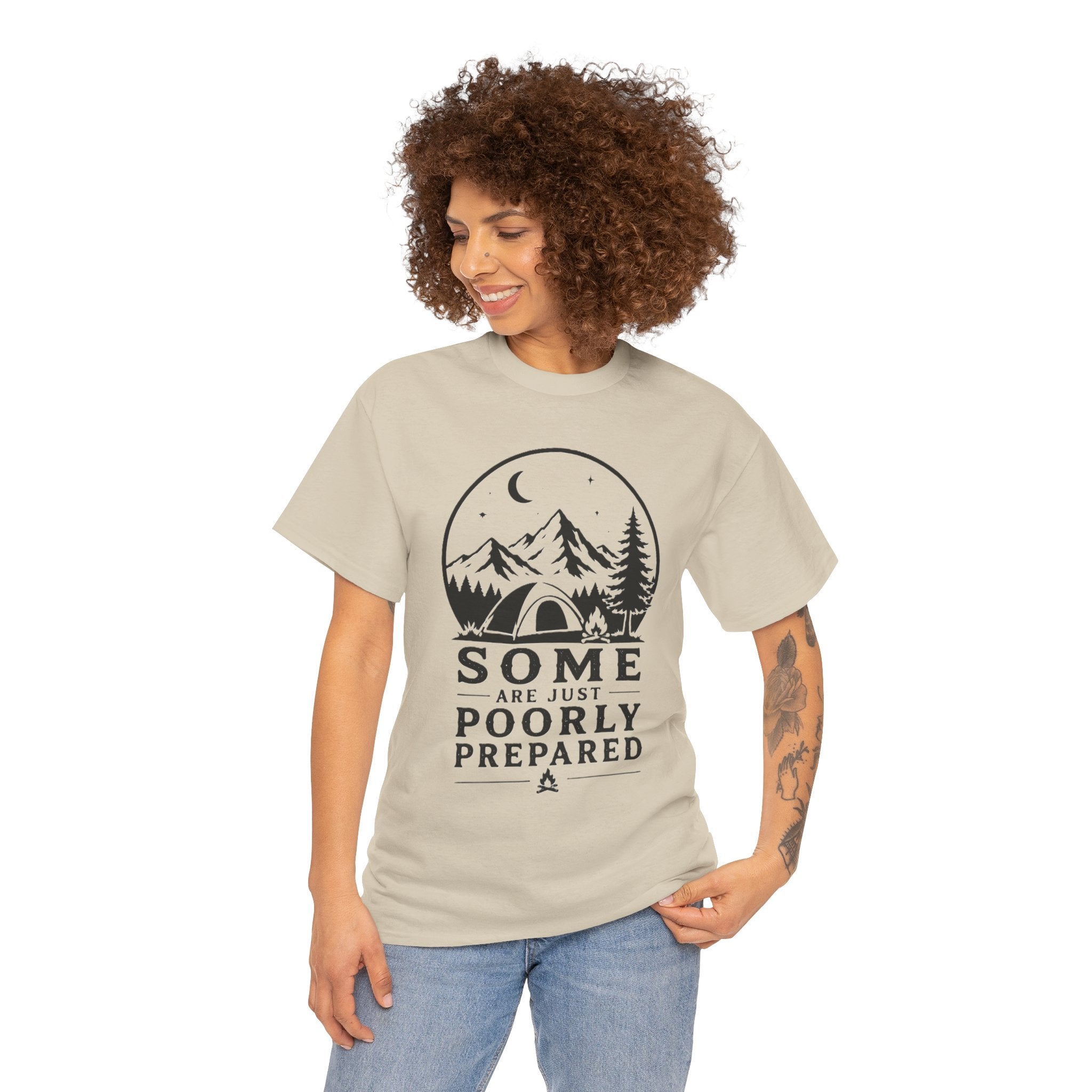 Not All Who Wander Are Lost Some Are Just Poorly Prepared – Funny Hiking Graphic T-Shirt