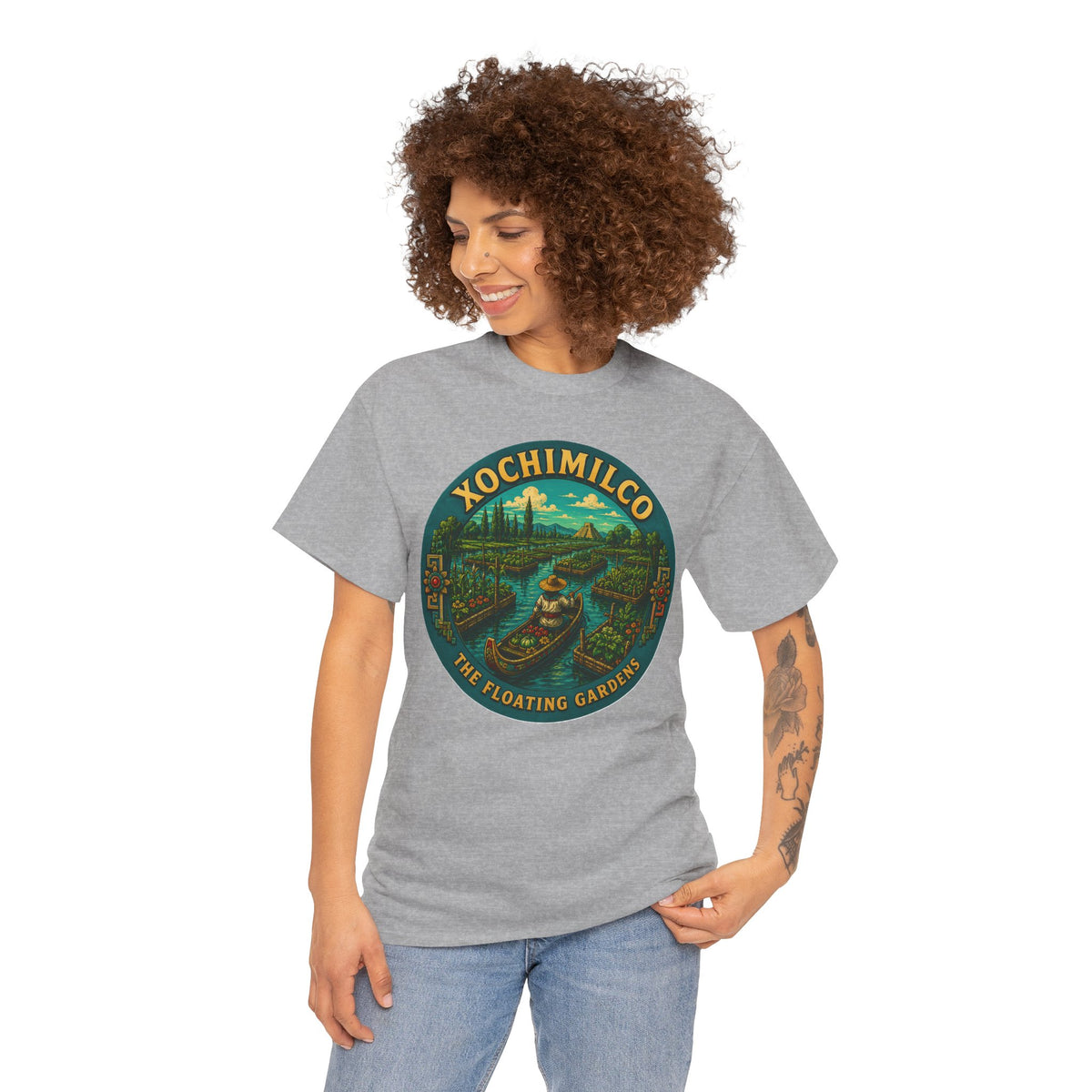 Xochimilco The Floating Gardens T-Shirt – Aztec Chinampa Tee