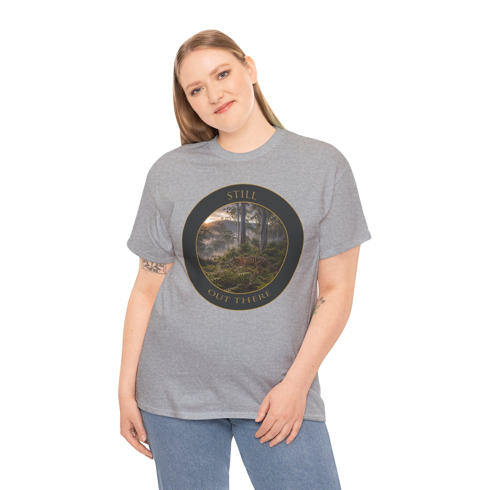 Thylacine "Still Out There" T-Shirt | Tasmanian Tiger Sighting Tee