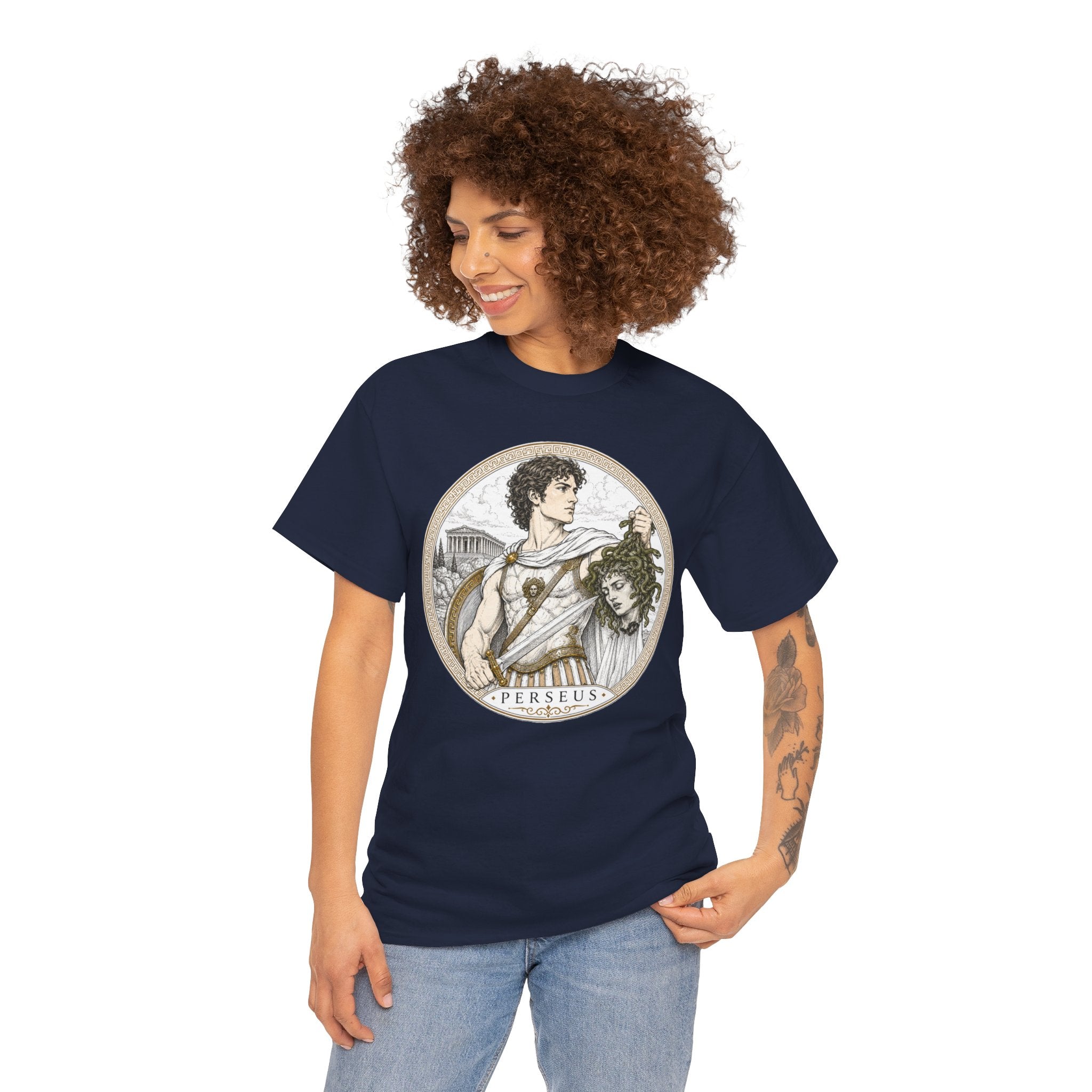 Perseus Greek Mythology T-Shirt — Ancient Hero Slayer of Medusa Gorgon
