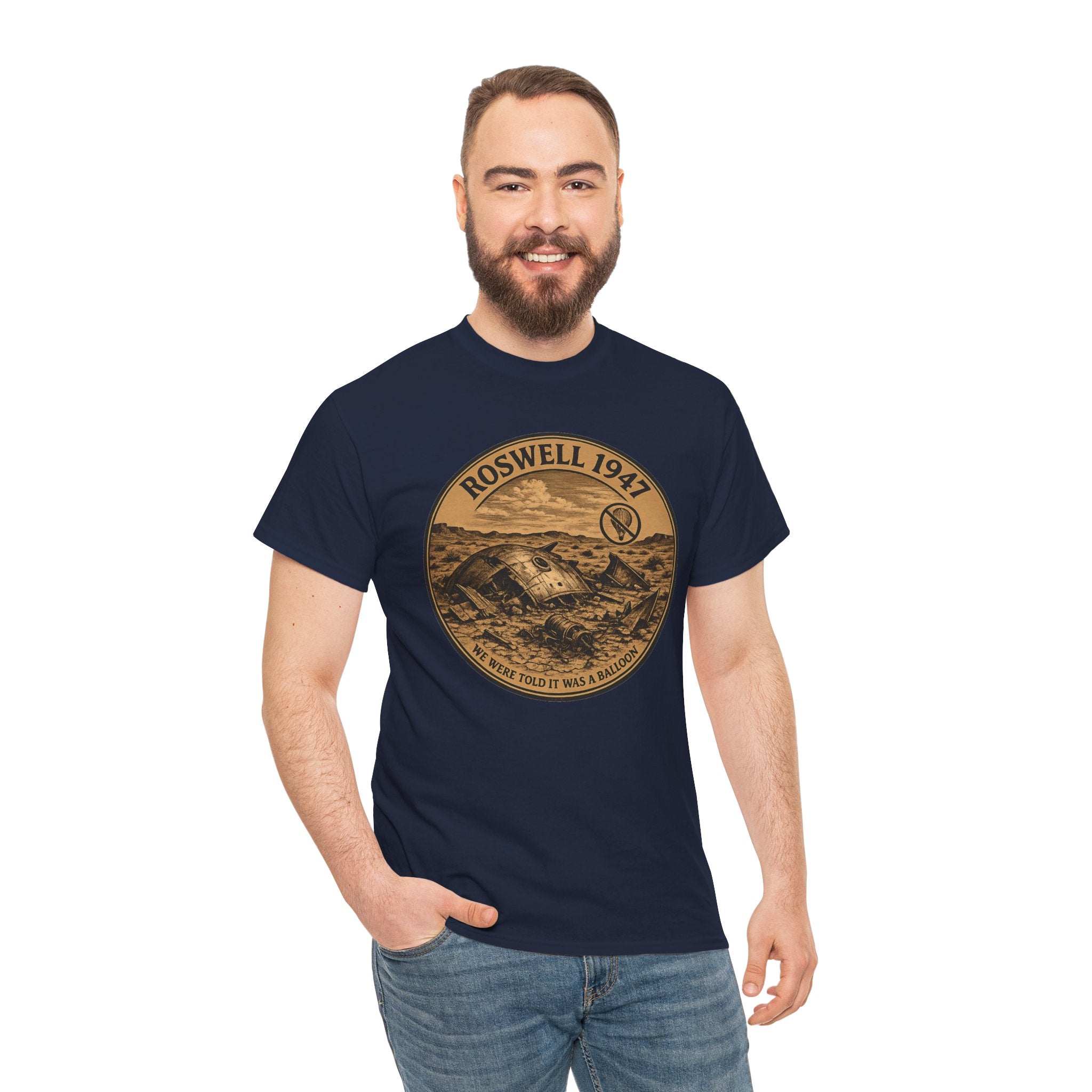 Roswell 1947 T-Shirt | We Were Told It Was A Balloon Tee