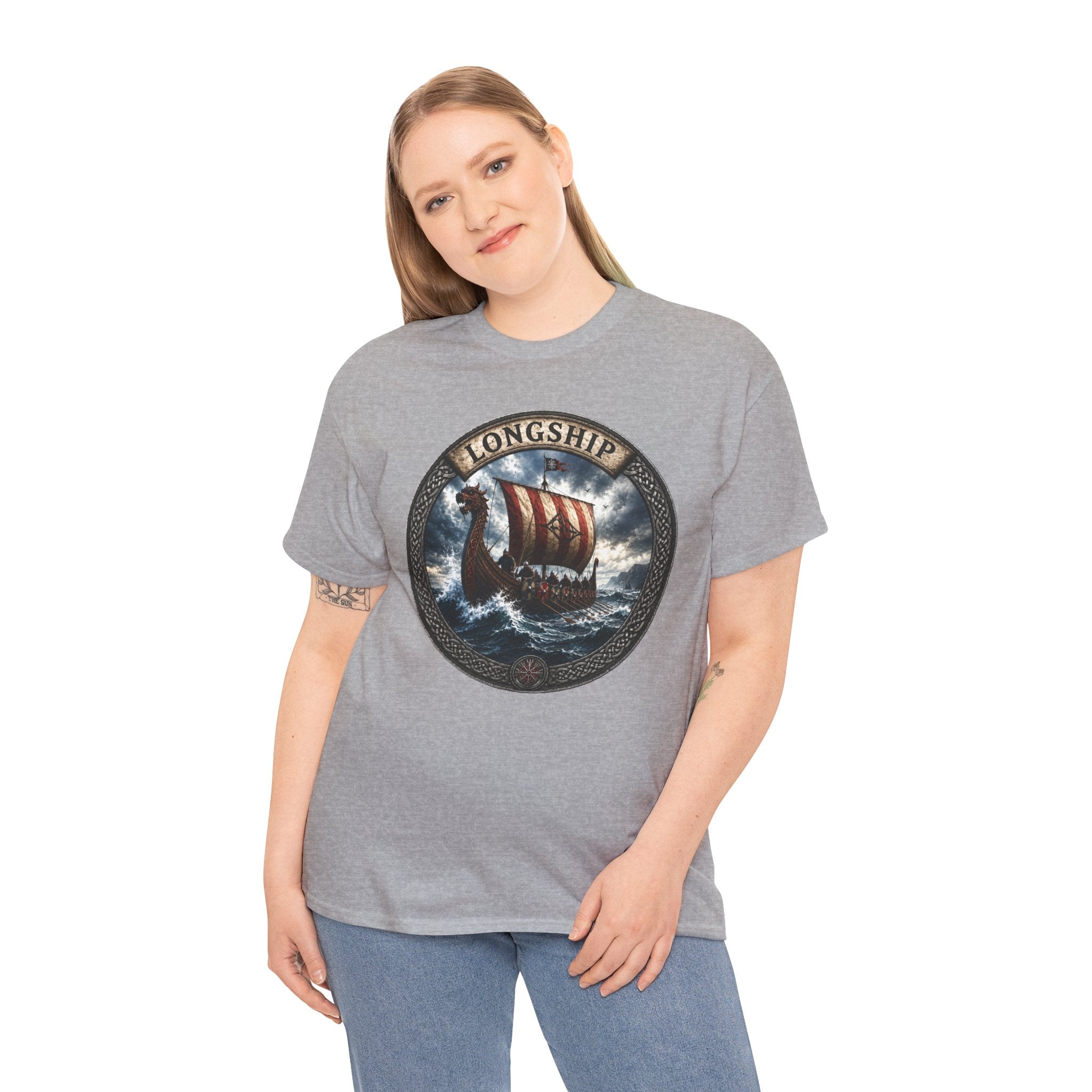 Longship T-Shirt | Viking Ship Norse Mythology Tee