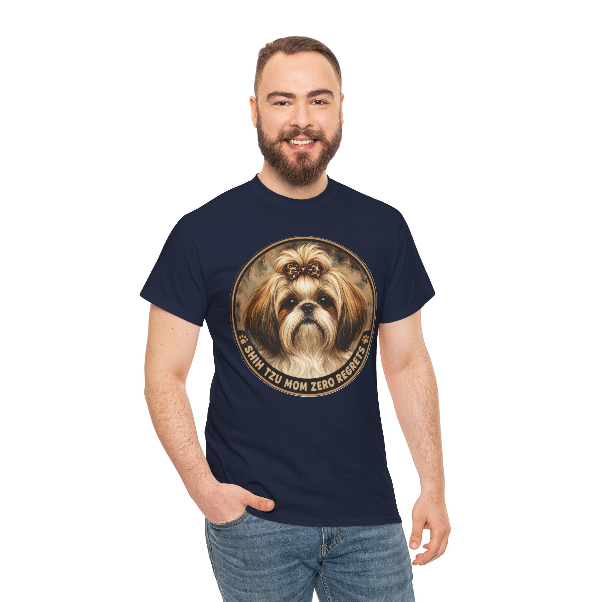 Shih Tzu Mom Zero Regrets T-Shirt | Shih Tzu Owner Tee