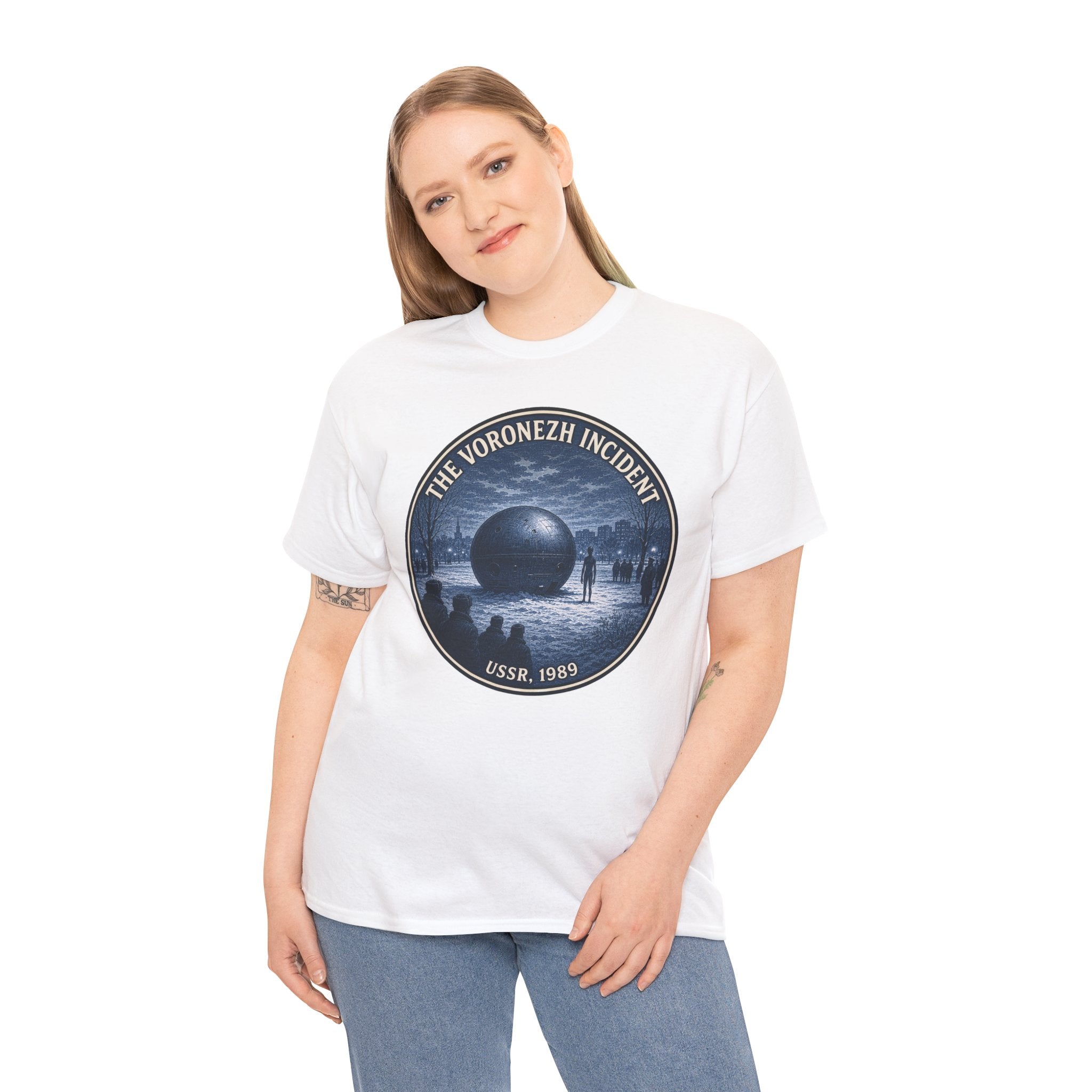The Voronezh Incident 1989 Soviet UFO Alien Conspiracy Graphic T-Shirt
