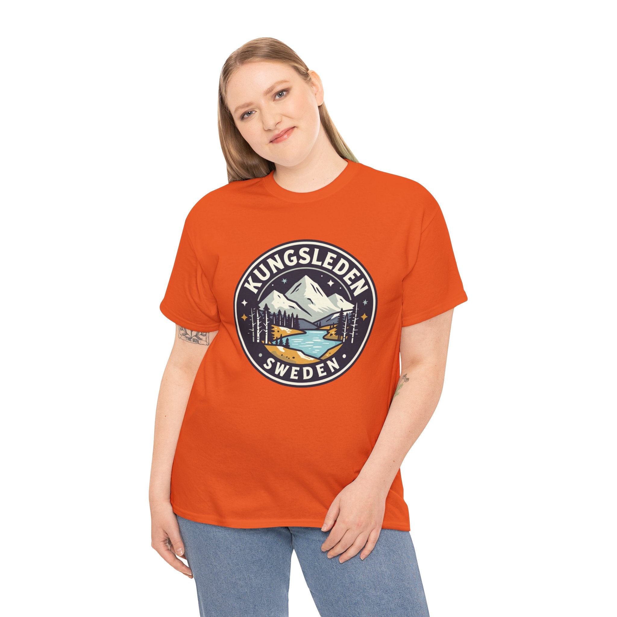 Kungsleden Sweden Hiking Badge T-Shirt