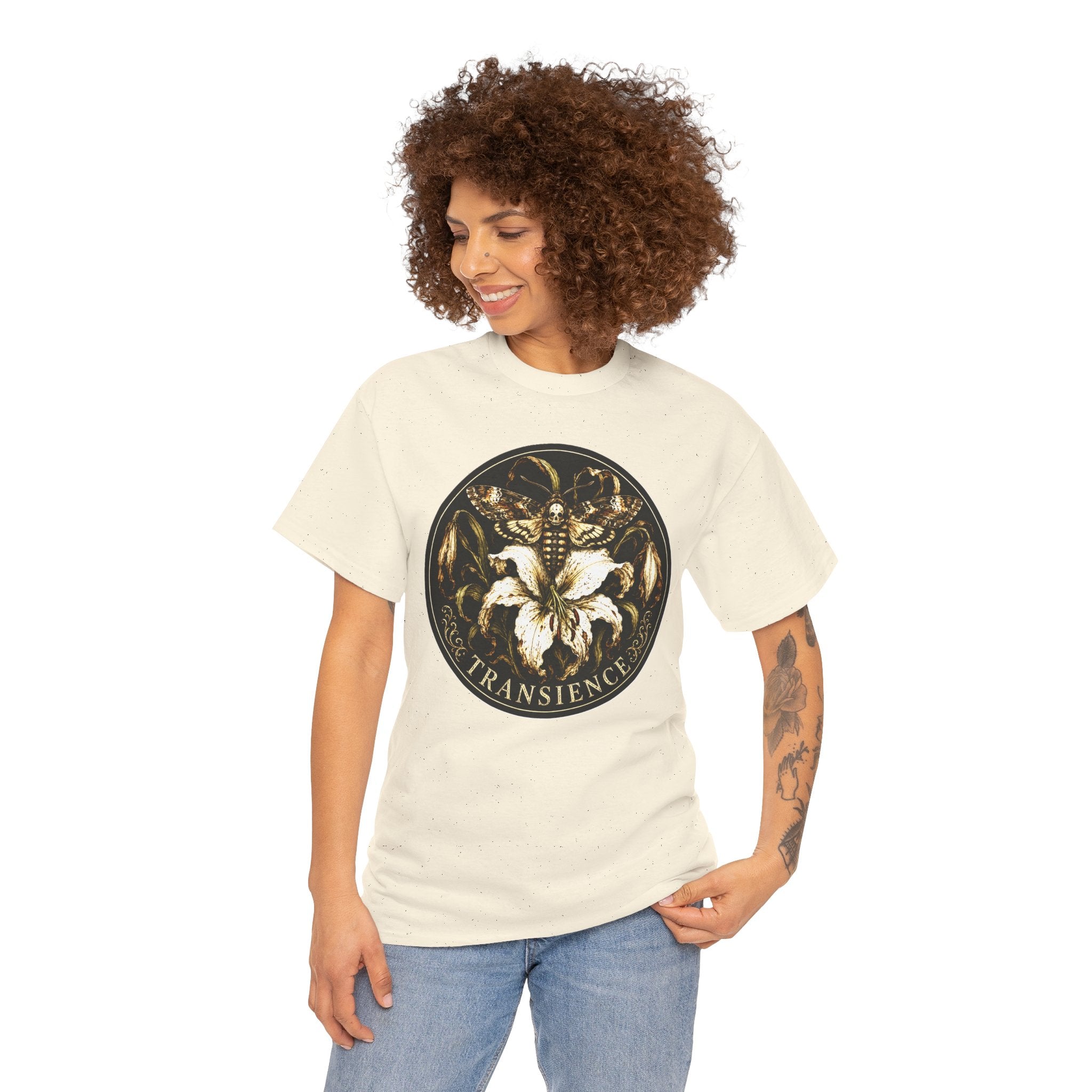 Transience T-Shirt | Death's-Head Moth Gothic Tee