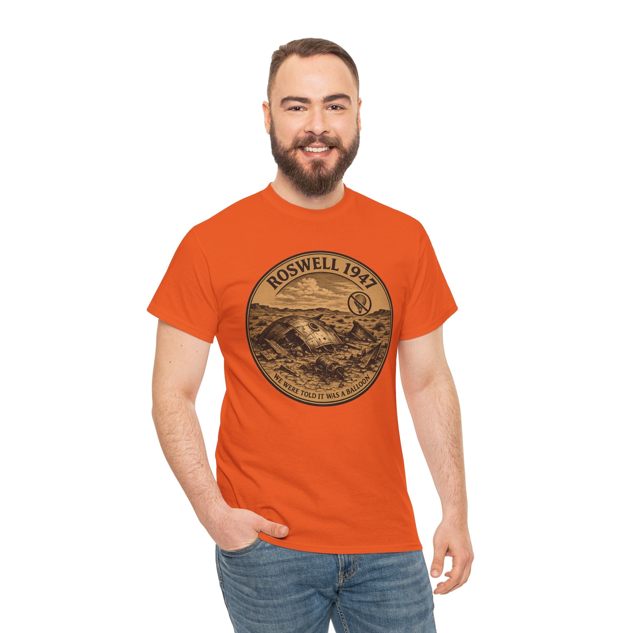 Roswell 1947 T-Shirt | We Were Told It Was A Balloon Tee