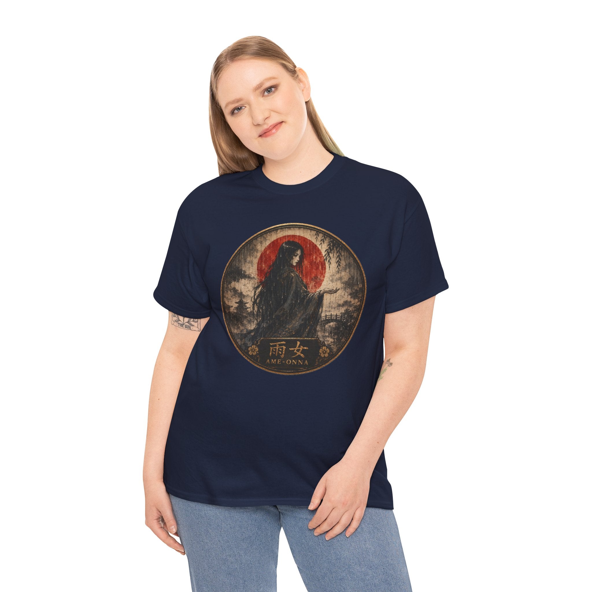 Ame-Onna Rain Woman T-Shirt | Japanese Yōkai Folklore Tee