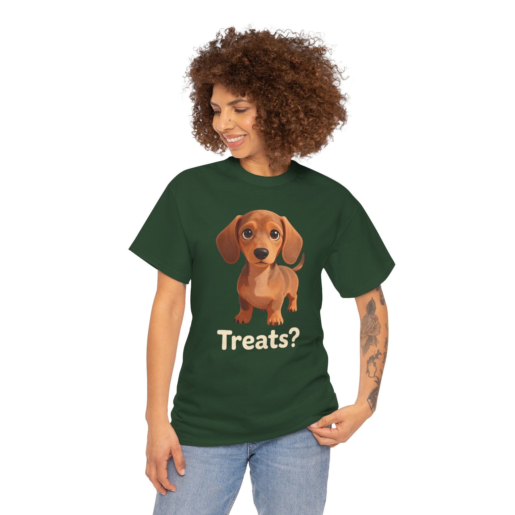Dachshund Puppy "Treats?" T-Shirt