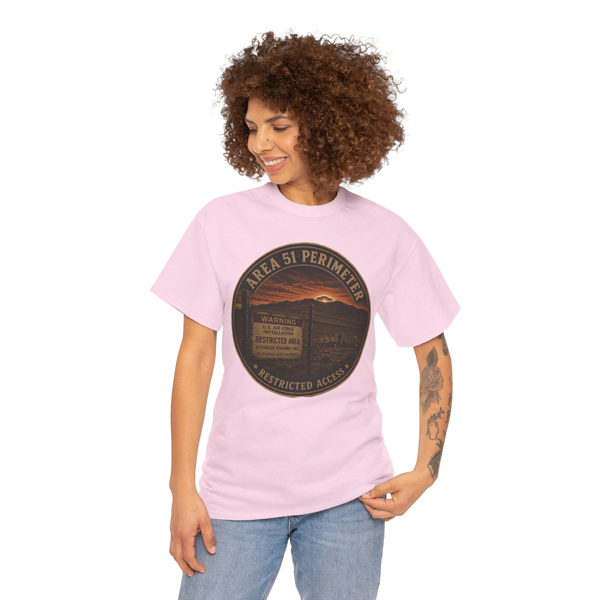 Area 51 Perimeter T-Shirt | UFO Conspiracy Tee