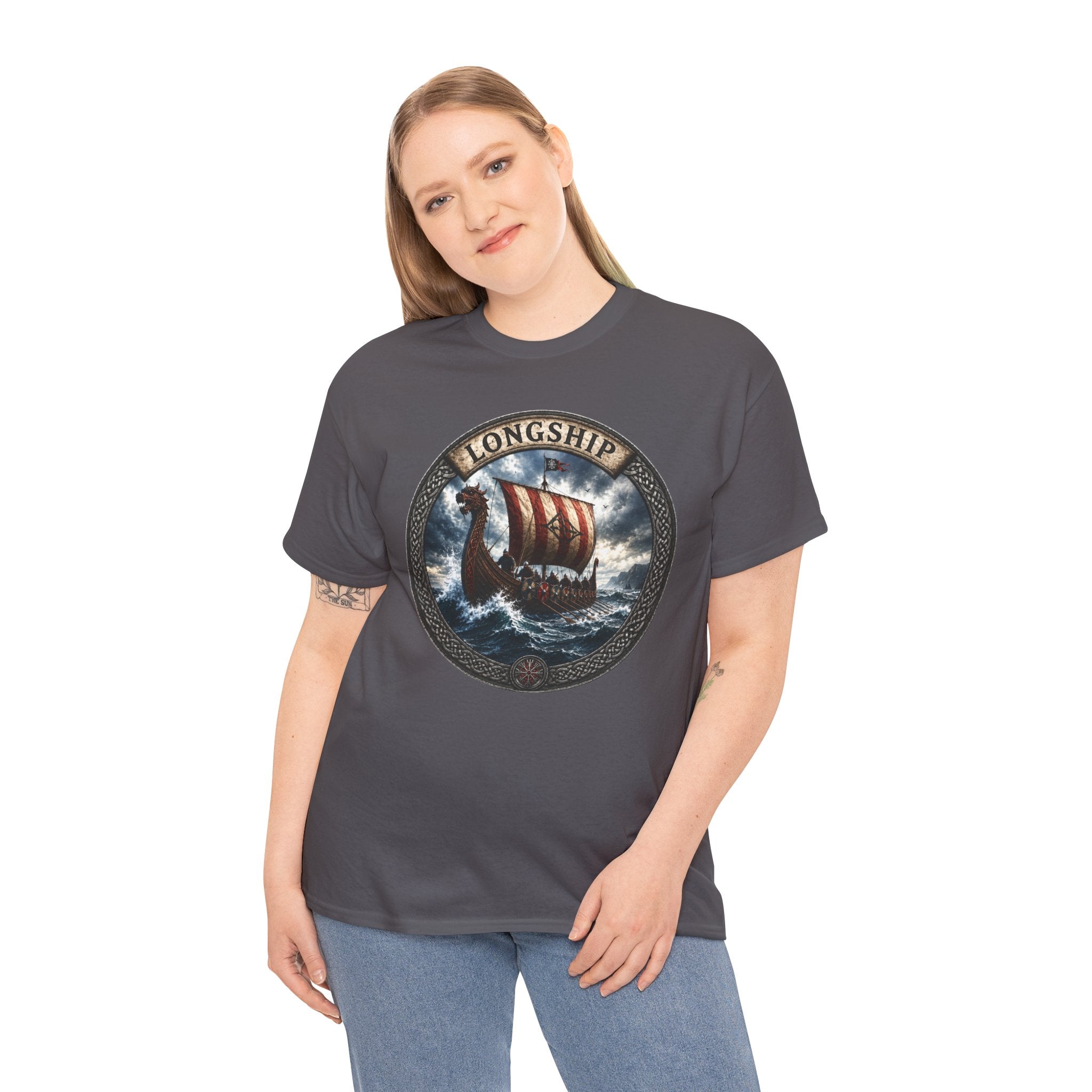 Longship T-Shirt | Viking Ship Norse Mythology Tee