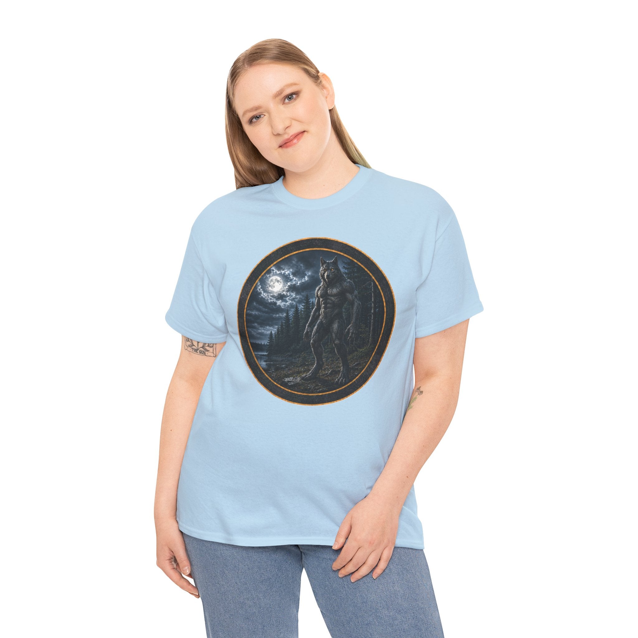 Still Out There – Dogman Bipedal Wolf Cryptid Graphic T-Shirt