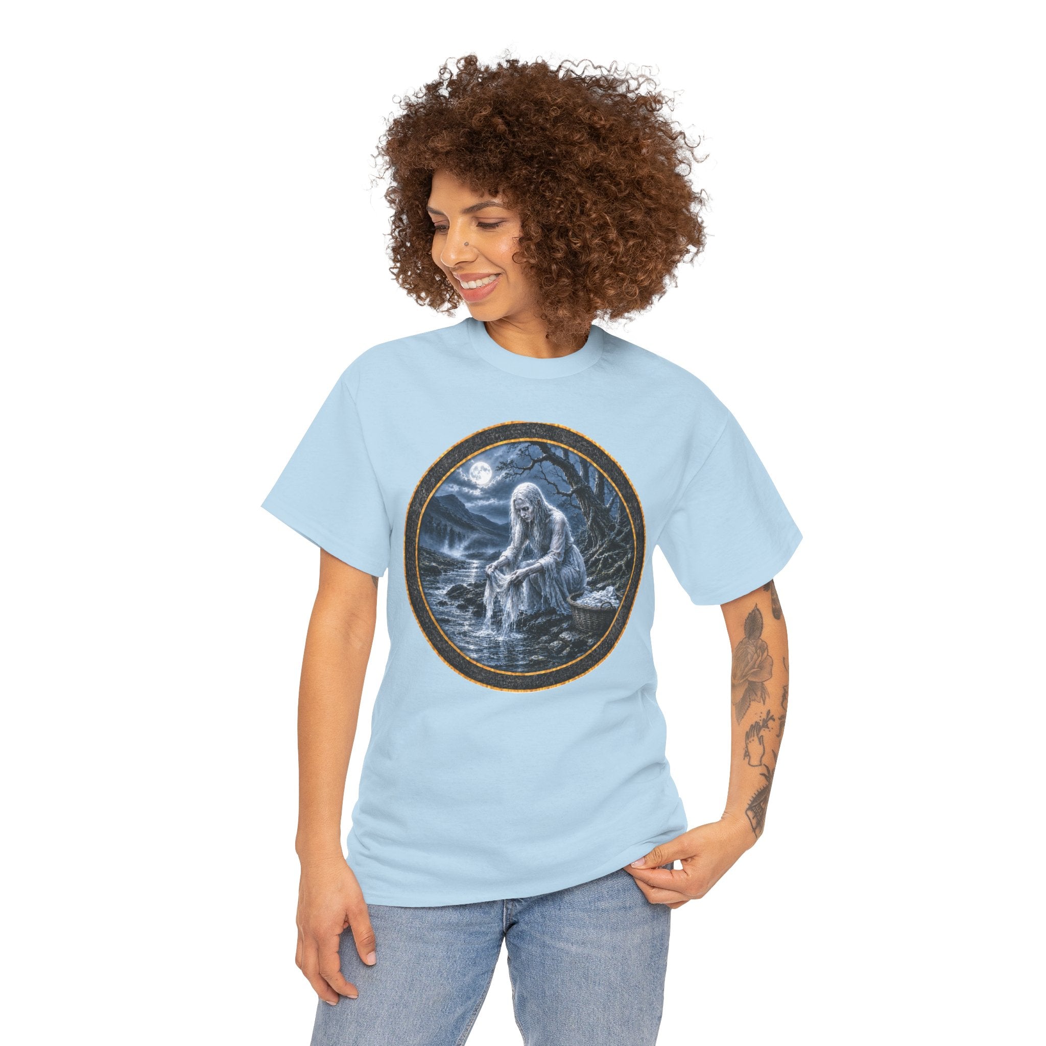 The Bean Nighe - Moonlight T-Shirt — Mystical Ocean Fantasy Tee