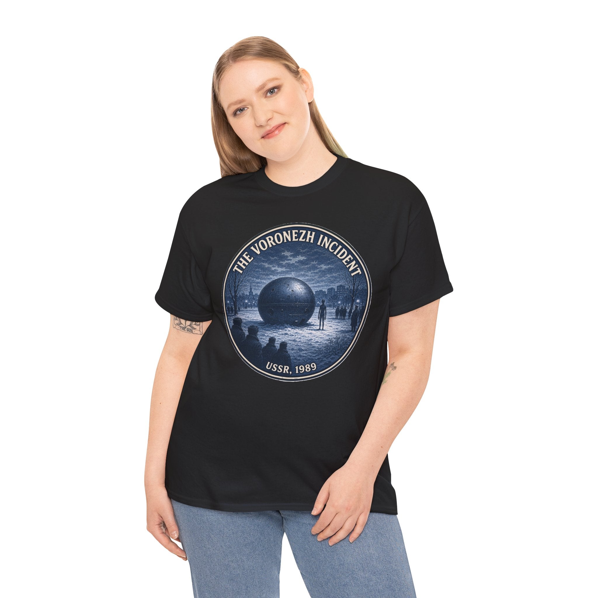The Voronezh Incident 1989 Soviet UFO Alien Conspiracy Graphic T-Shirt