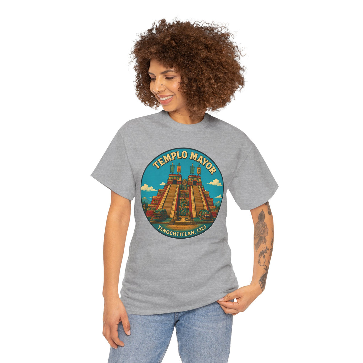Templo Mayor T-Shirt – Tenochtitlan Aztec Temple Pyramid Tee