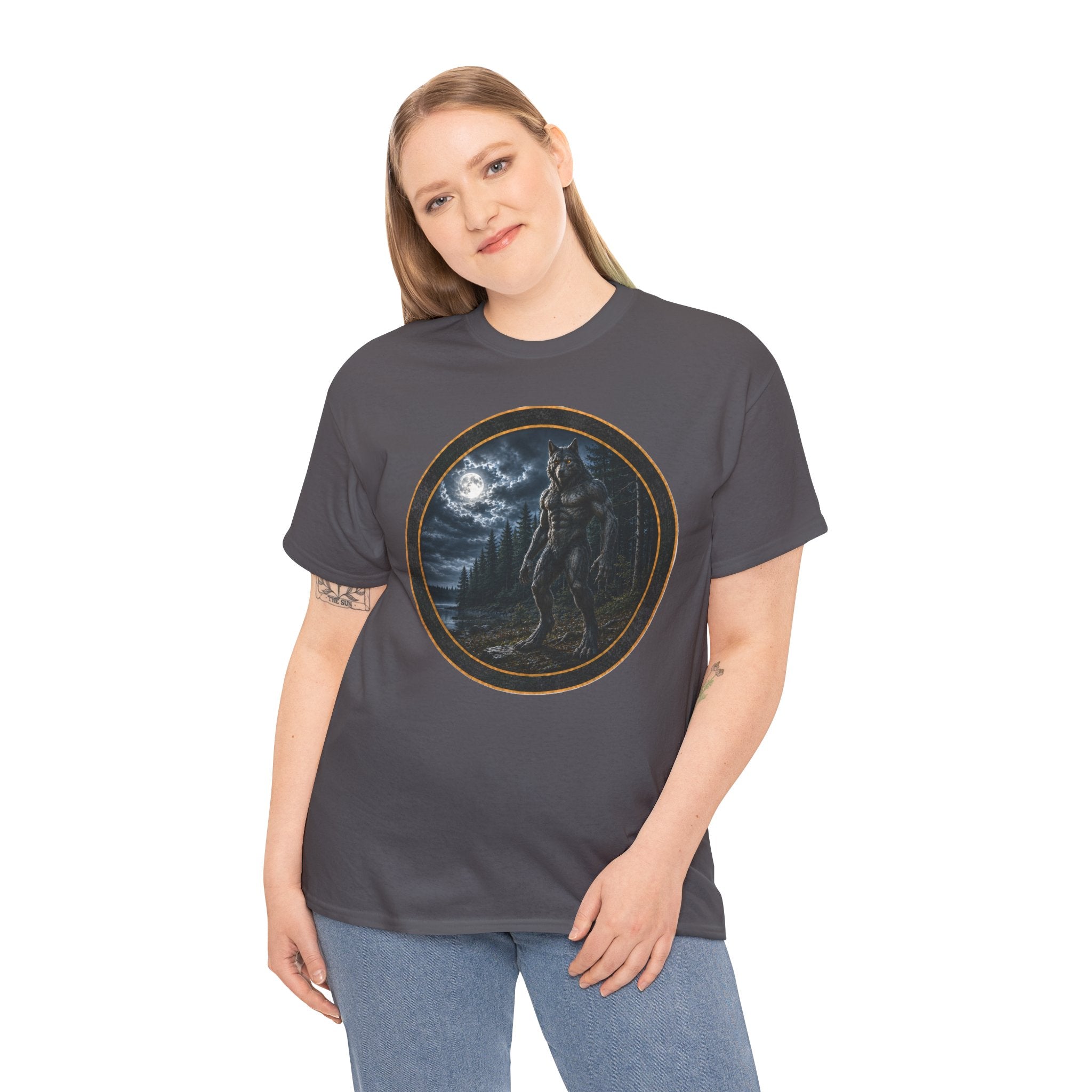 Still Out There – Dogman Bipedal Wolf Cryptid Graphic T-Shirt