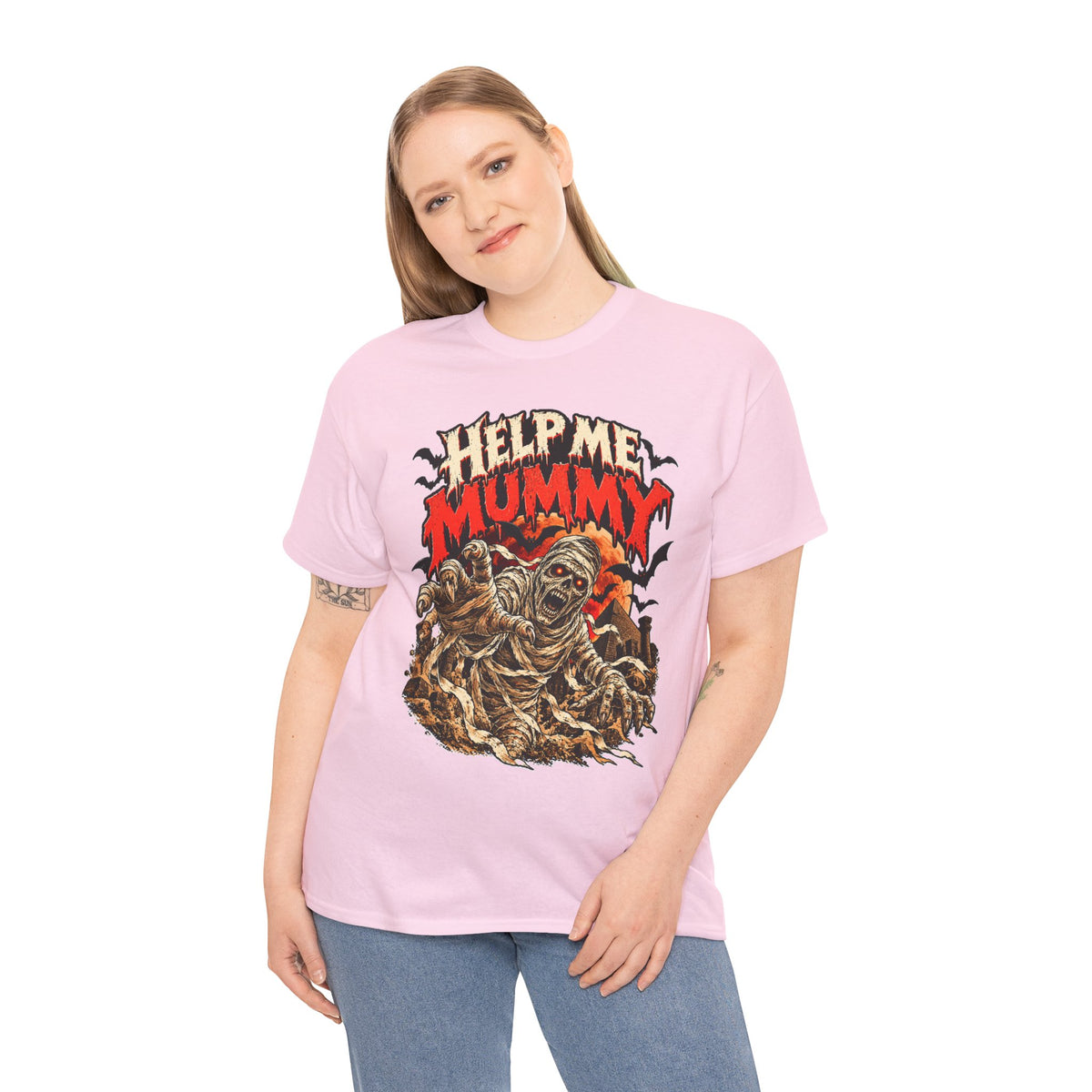 Help Me Mummy: Funny Horror Mummy Halloween T-Shirt
