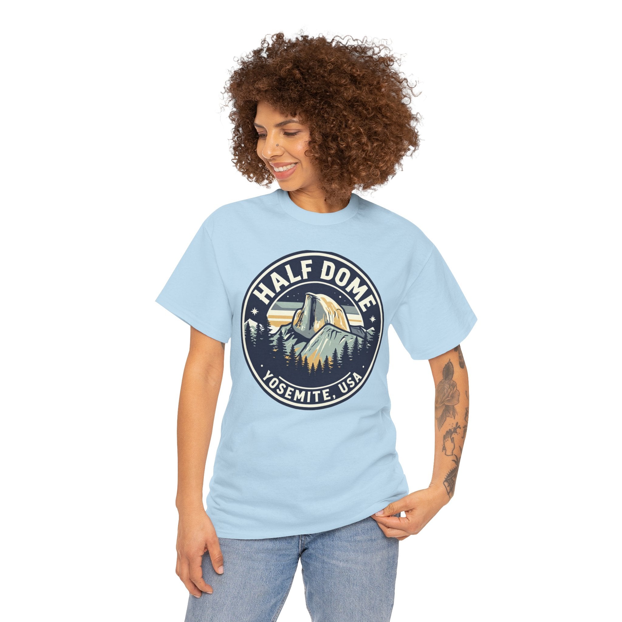 Half Dome Yosemite T-Shirt — Vintage National Park Tee