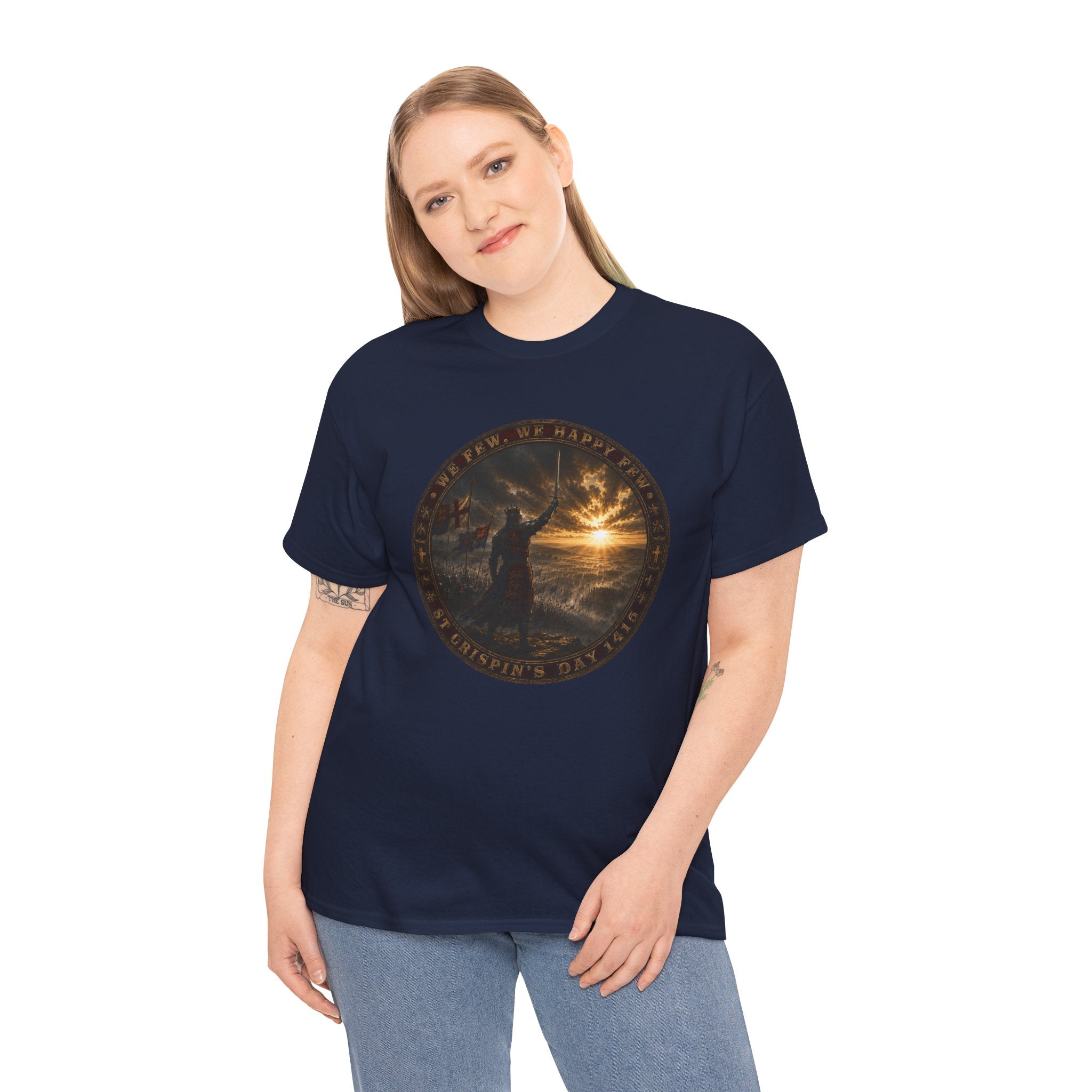 We Few We Happy Few — Henry V Agincourt 1415 Graphic T-Shirt