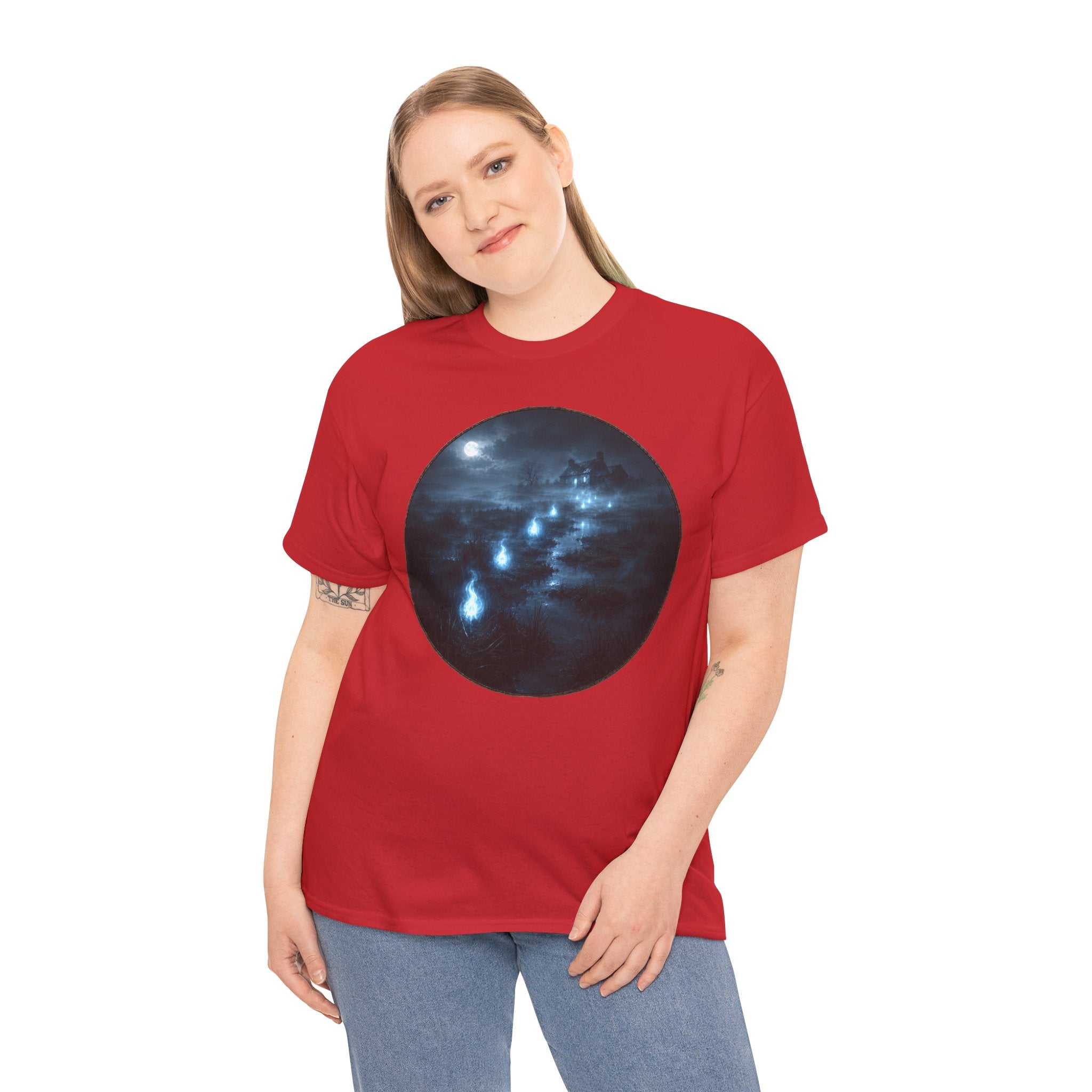 Will-o'-the-Wisp T-Shirt | Marsh Light Folklore Tee