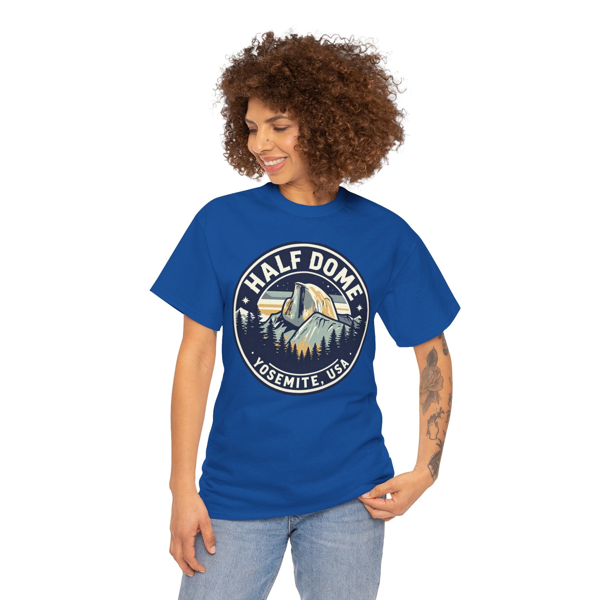 Half Dome Yosemite T-Shirt — Vintage National Park Tee