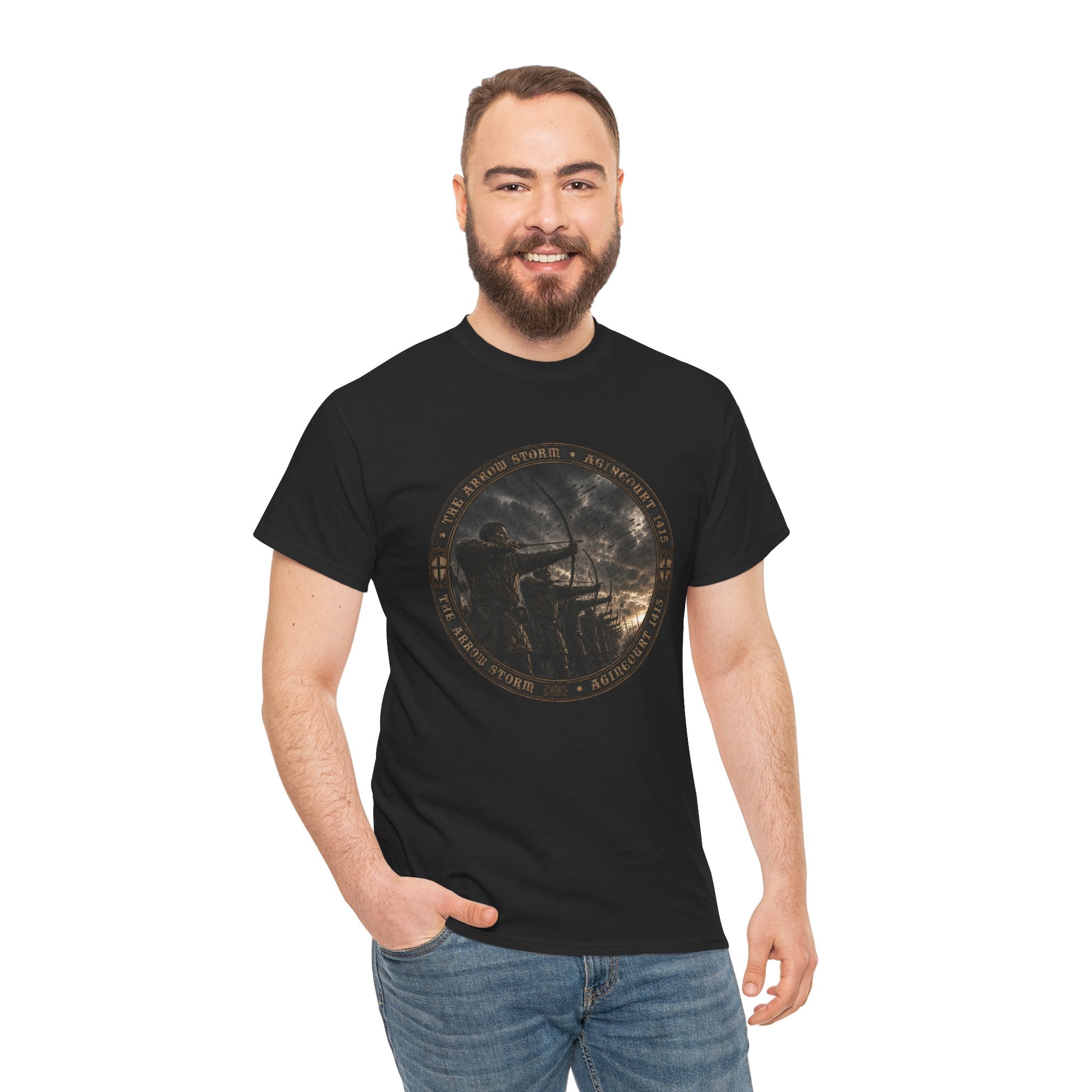 The Arrow Storm — Agincourt 1415 Graphic T-Shirt