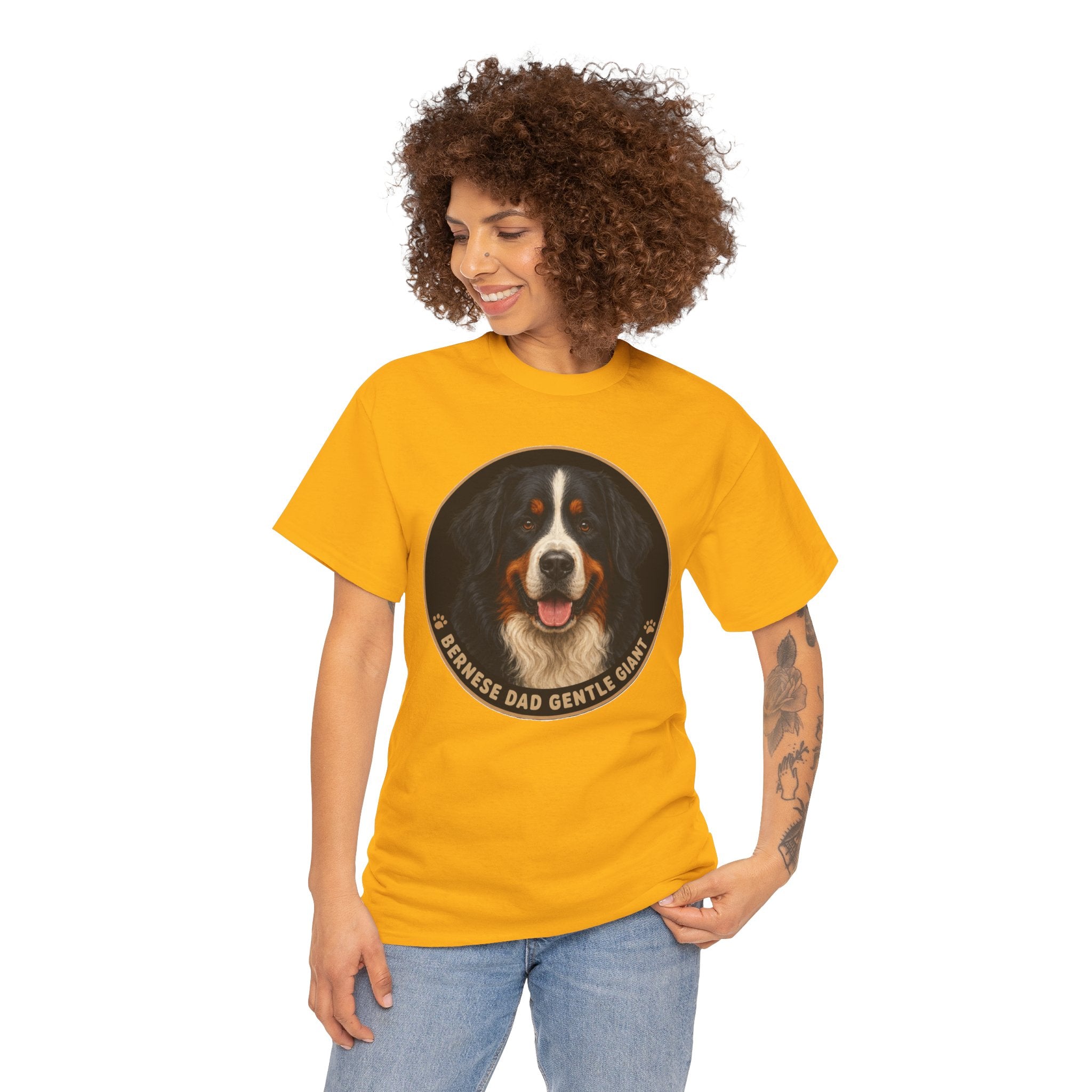 Bernese Dad Gentle Giant T-Shirt | Bernese Mountain Dog Owner Tee