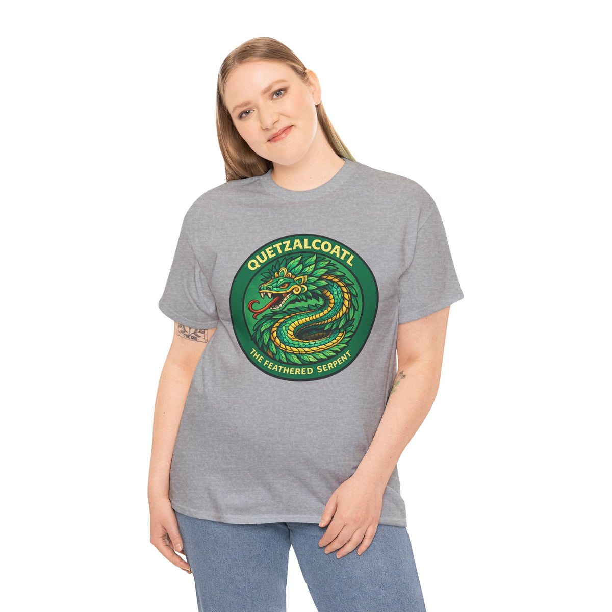 Quetzalcoatl The Feathered Serpent T-Shirt – Aztec Mythology Graphic Tee