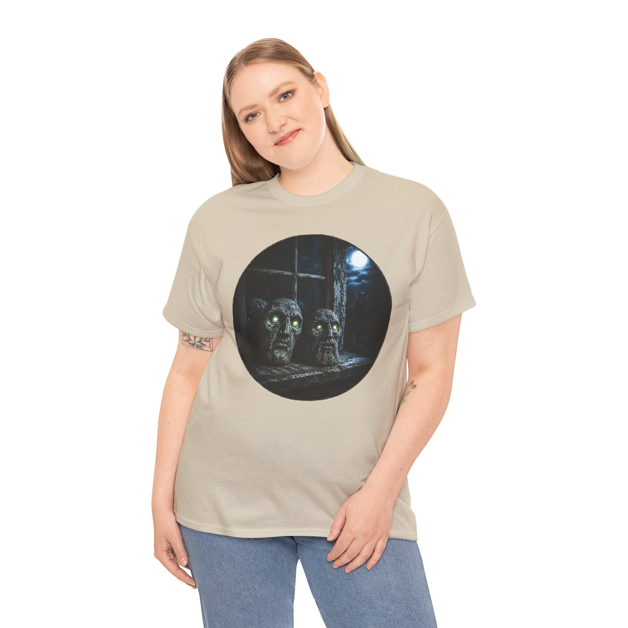 The Hexham Heads T-Shirt | Werewolf Folklore Occult Tee