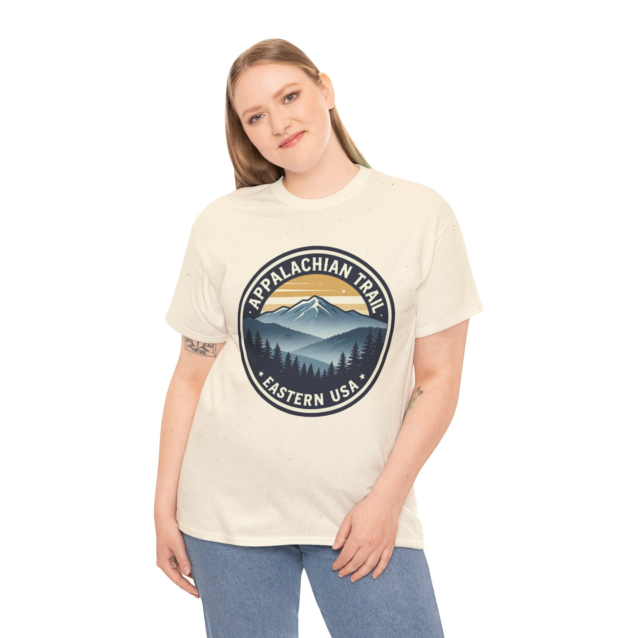 Appalachian Trail T-Shirt | AT Thru Hiker Tee | Eastern USA Vintage Mountain Badge Graphic Shirt | Hiking Gift