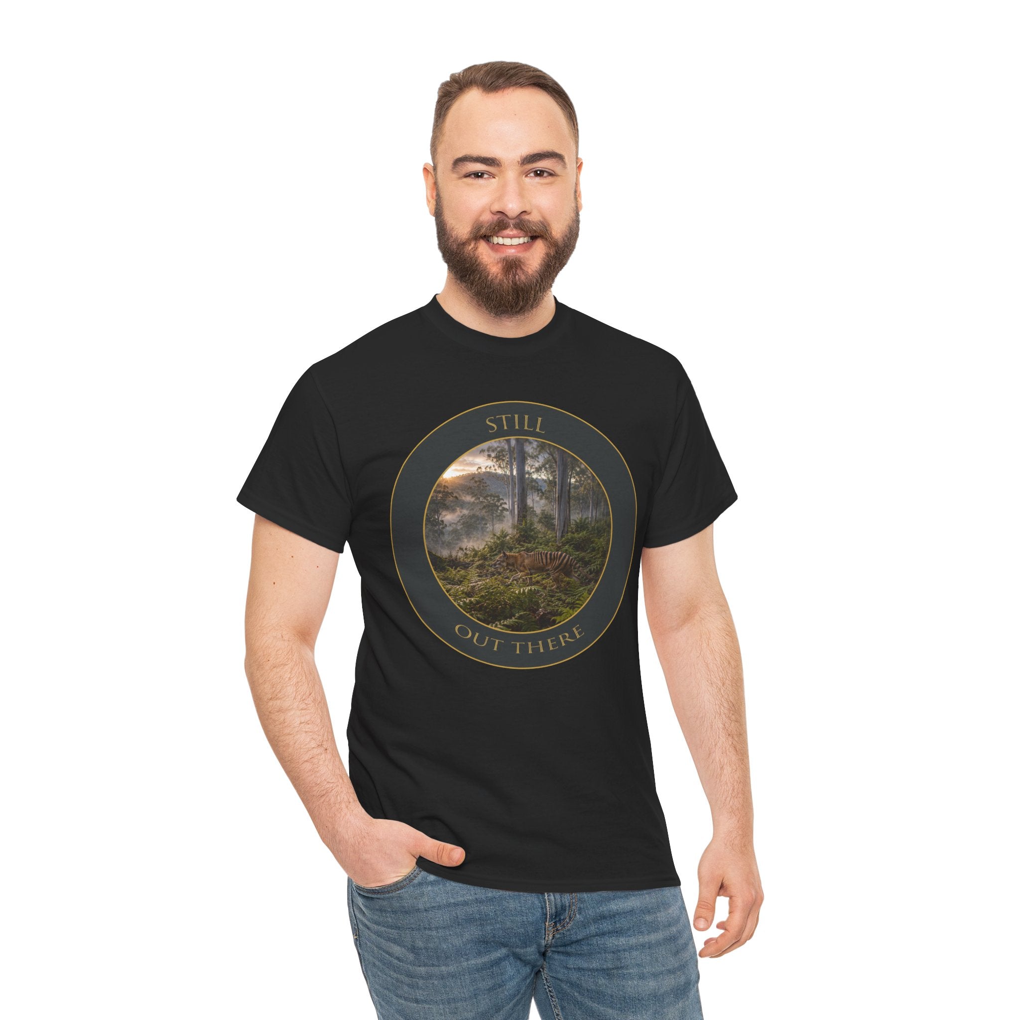 Still Out There – Thylacine Tasmanian Tiger Graphic T-Shirt