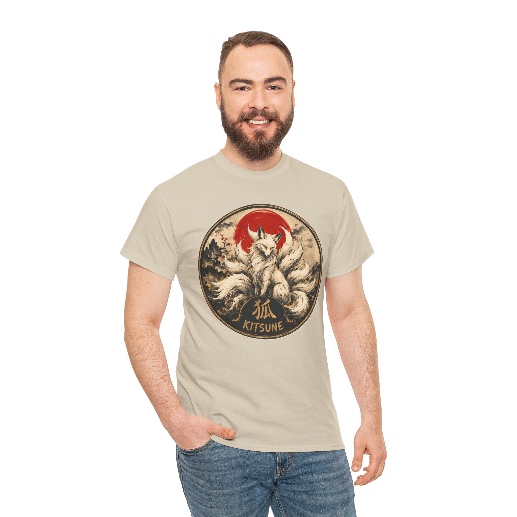 Kitsune Fox Spirit T-Shirt | Japanese Yōkai Folklore Tee