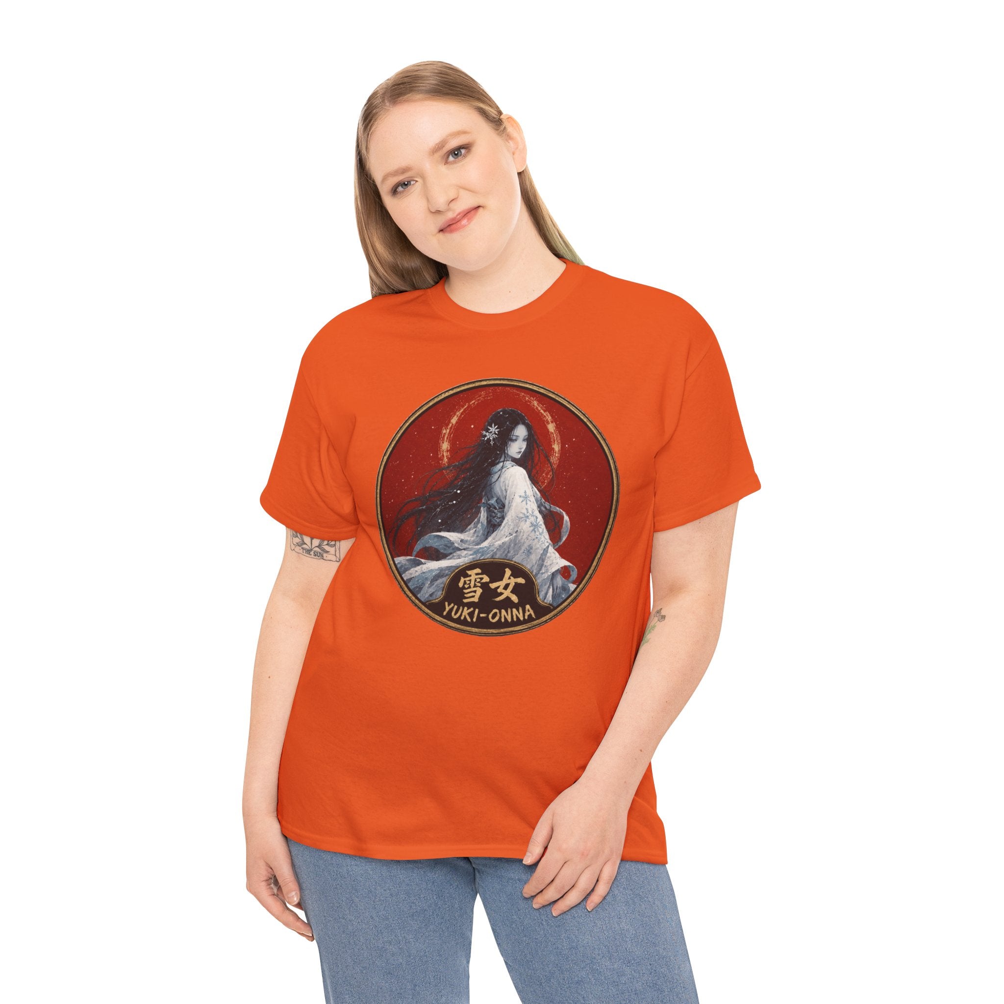 Yuki-Onna Snow Woman T-Shirt | Japanese Yōkai Folklore Tee