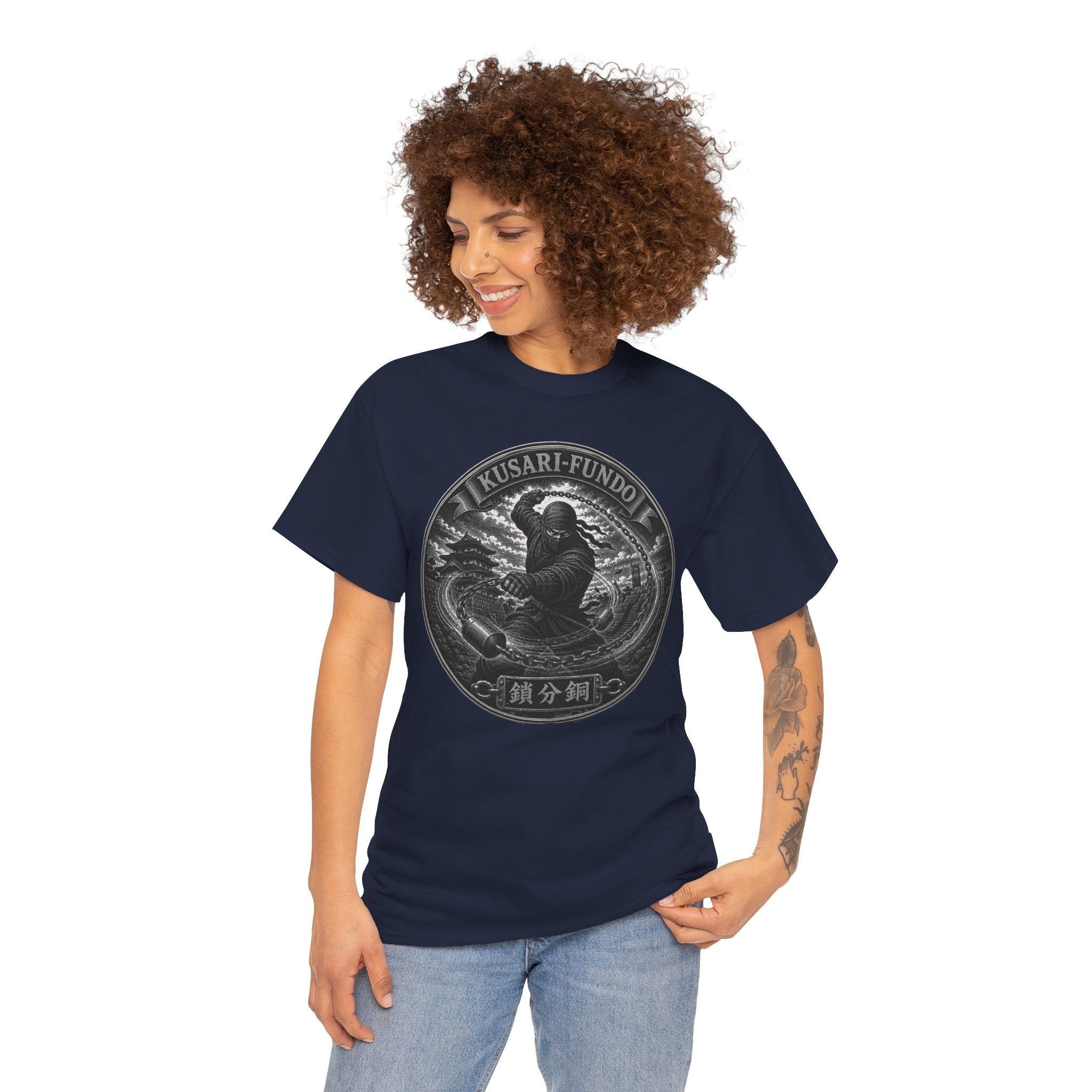 Kusari-Fundo Ninja Chain Weapon T-Shirt | Japanese Weapon Tee