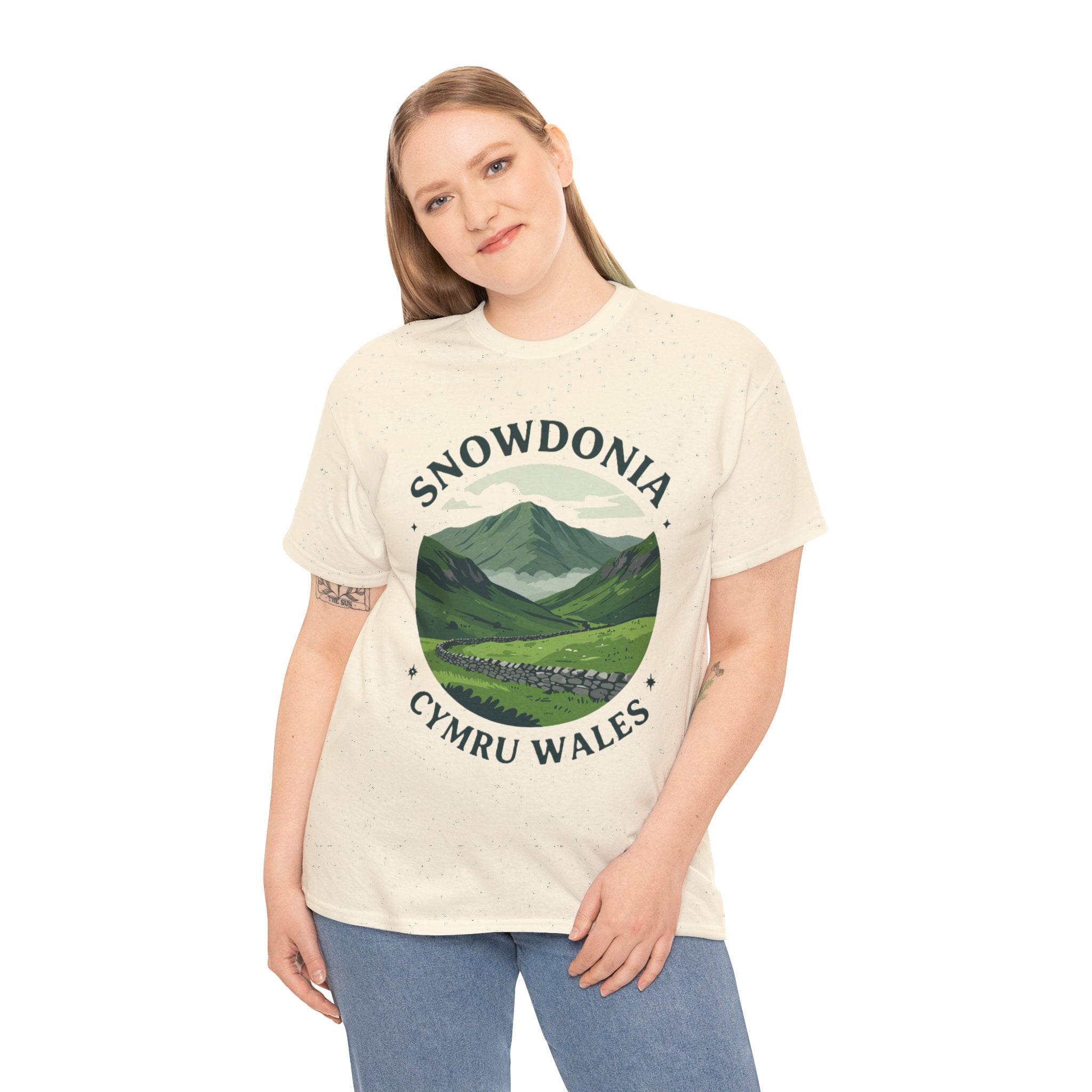 Snowdonia Wales Mountain Tee — Snowdonia Cymru Scenic Landscape T-Shirt