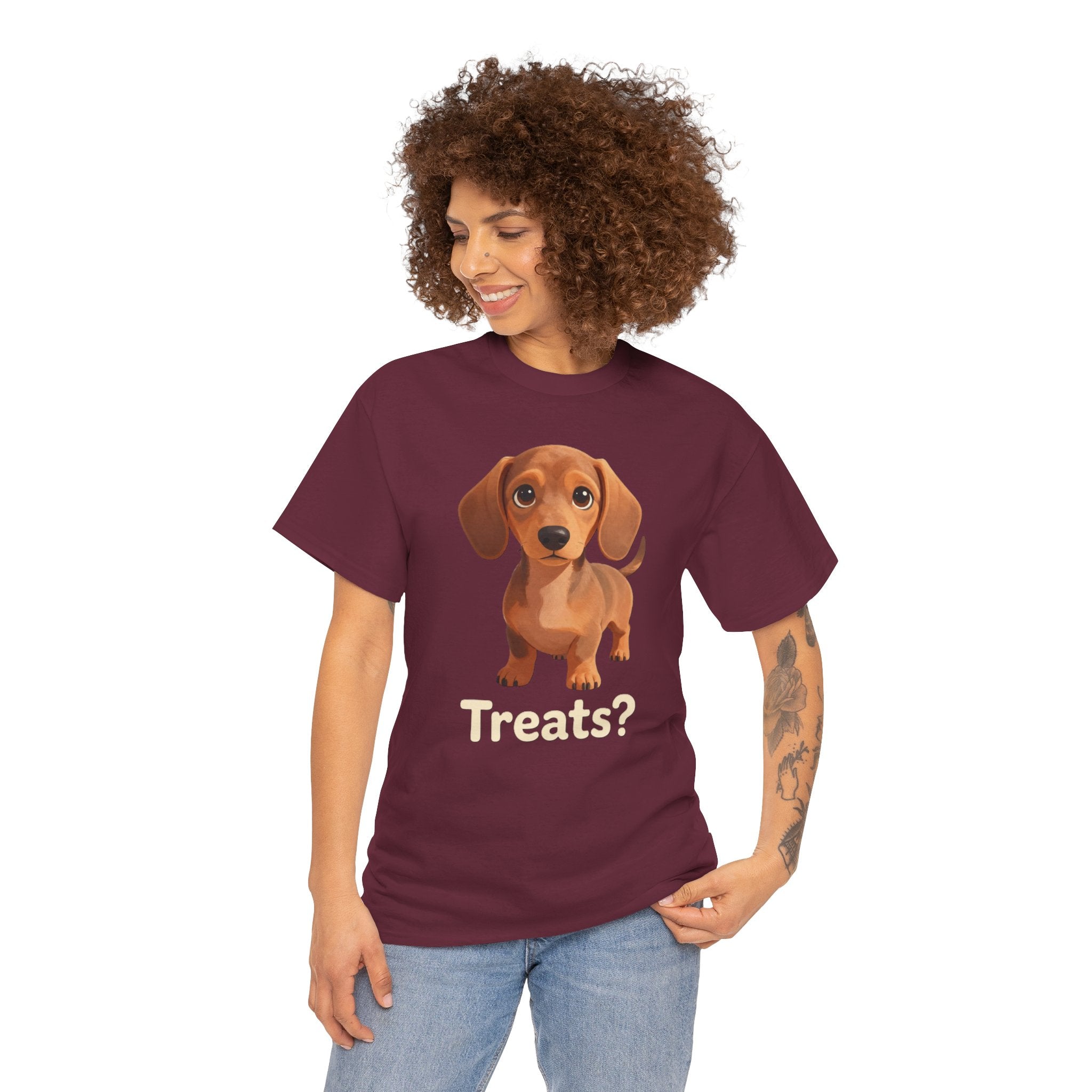 Dachshund Puppy "Treats?" T-Shirt